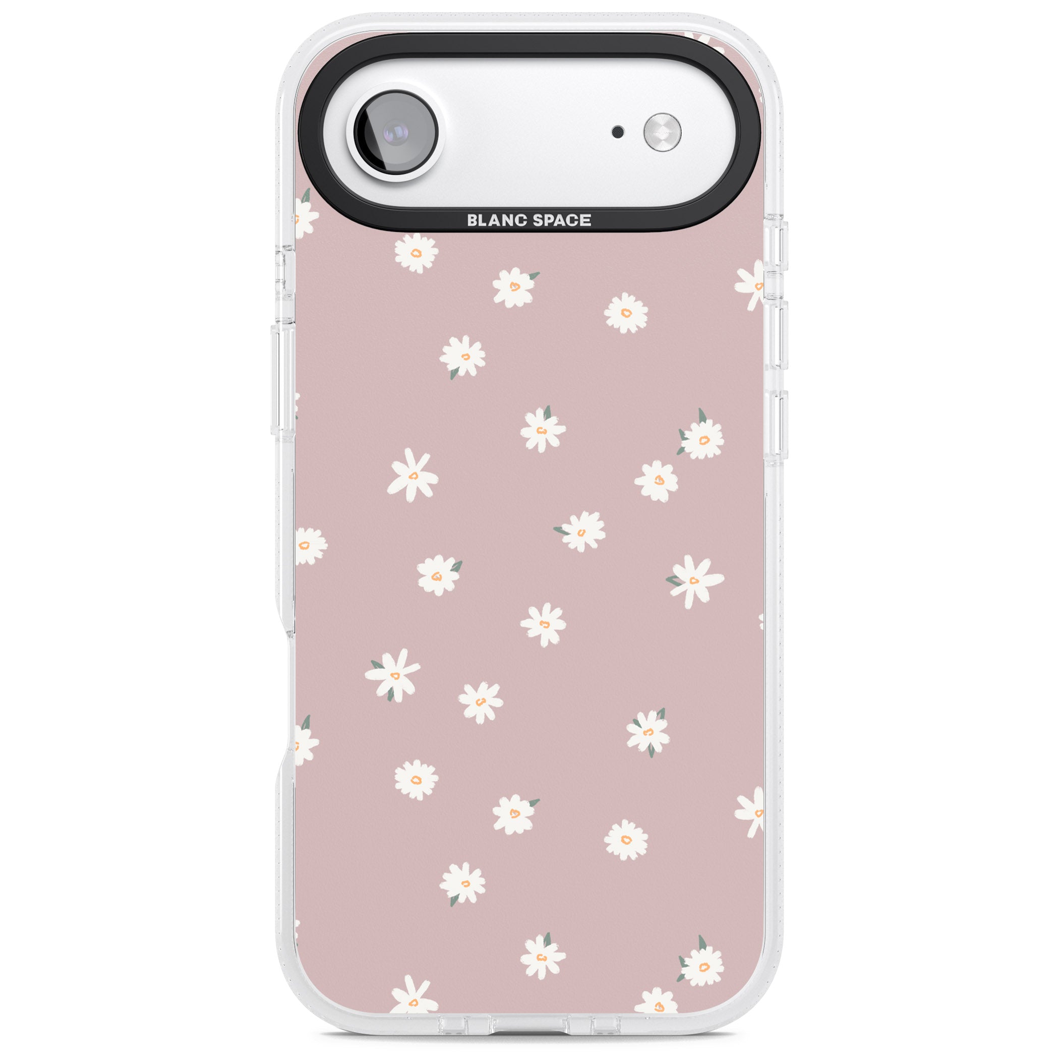Dusty Pink Daisy iPhone 17 Air Impact Air Clear Phone Case