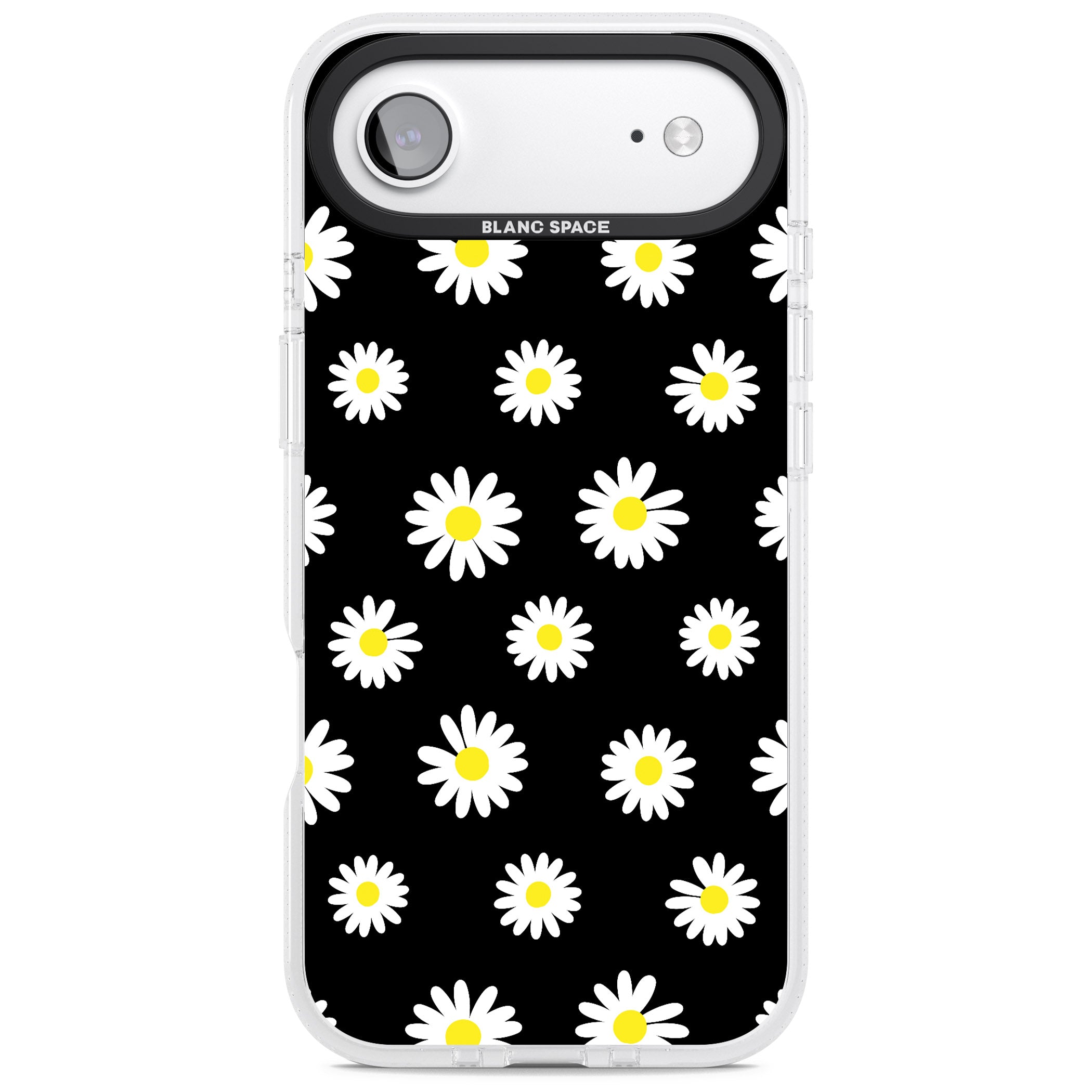 Personalised Chic Daisy Pattern iPhone 17 Air Impact Air Clear Phone Case