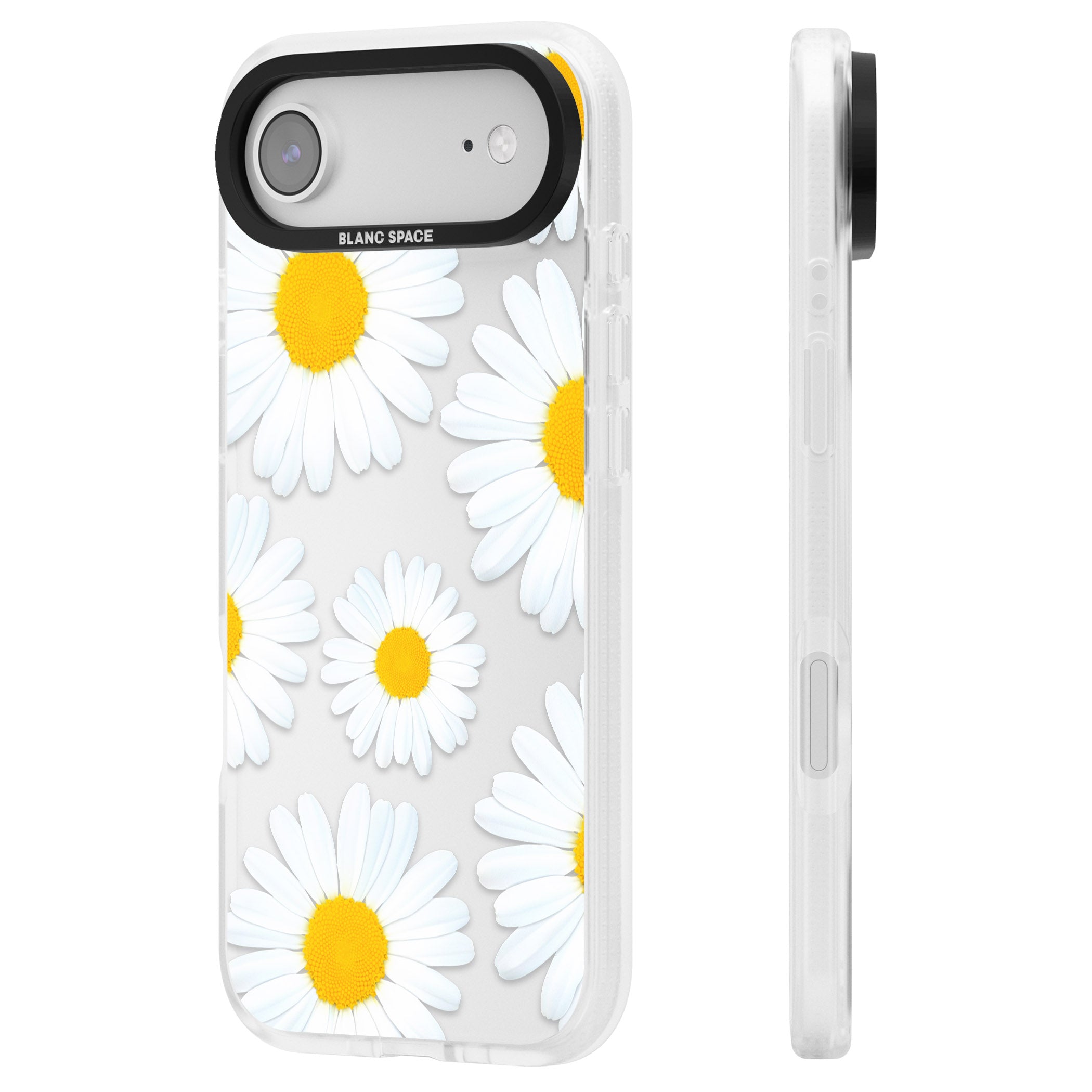 Summer Daisy iPhone 17 Air Impact Air Clear Phone Case Side Profile