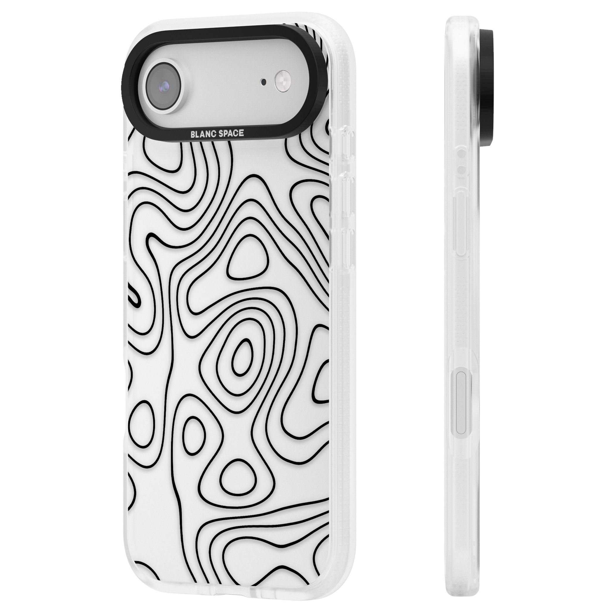 Damascus Steel iPhone 17 Air Impact Air Clear Phone Case Side Profile