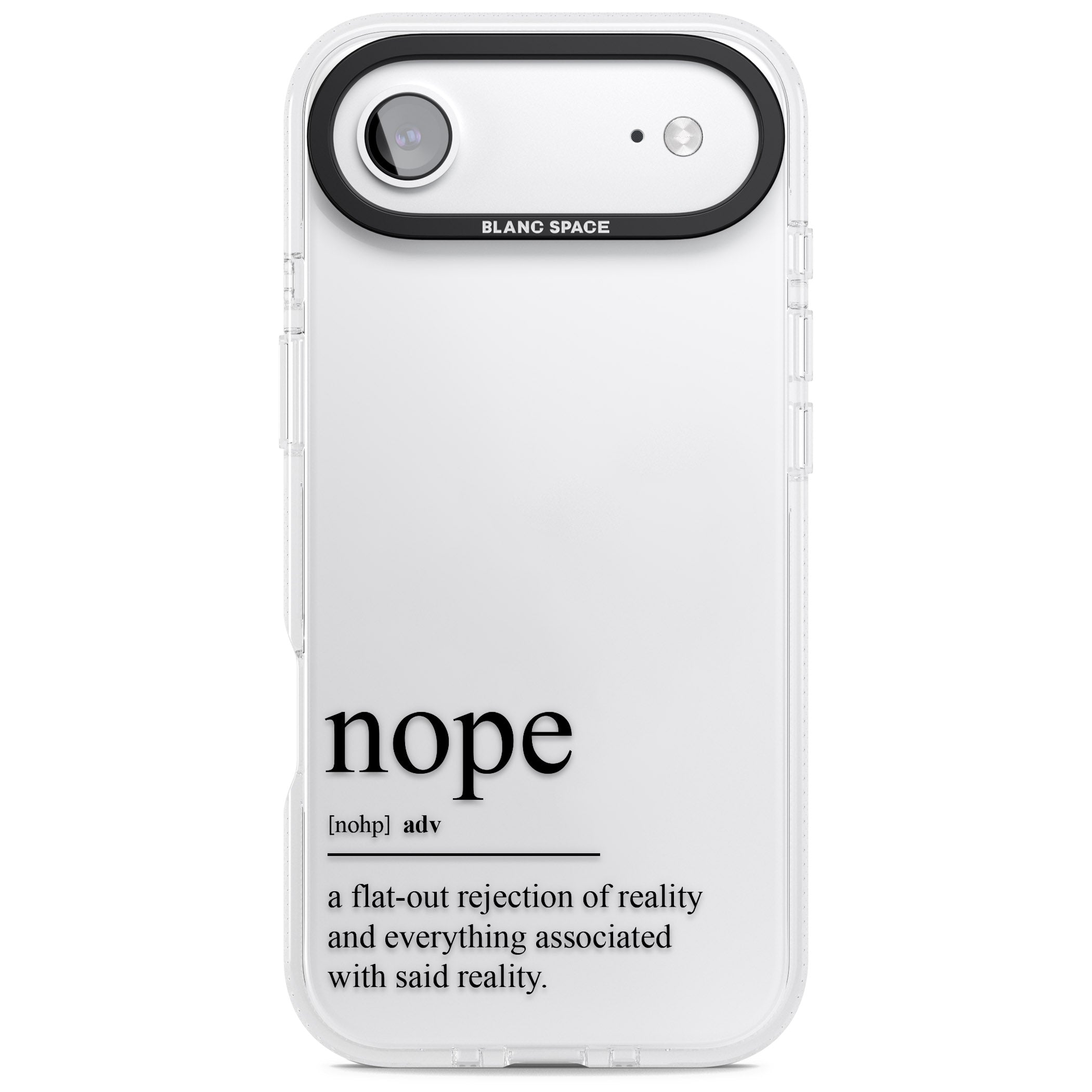 Nope iPhone 17 Air Impact Air Clear Phone Case