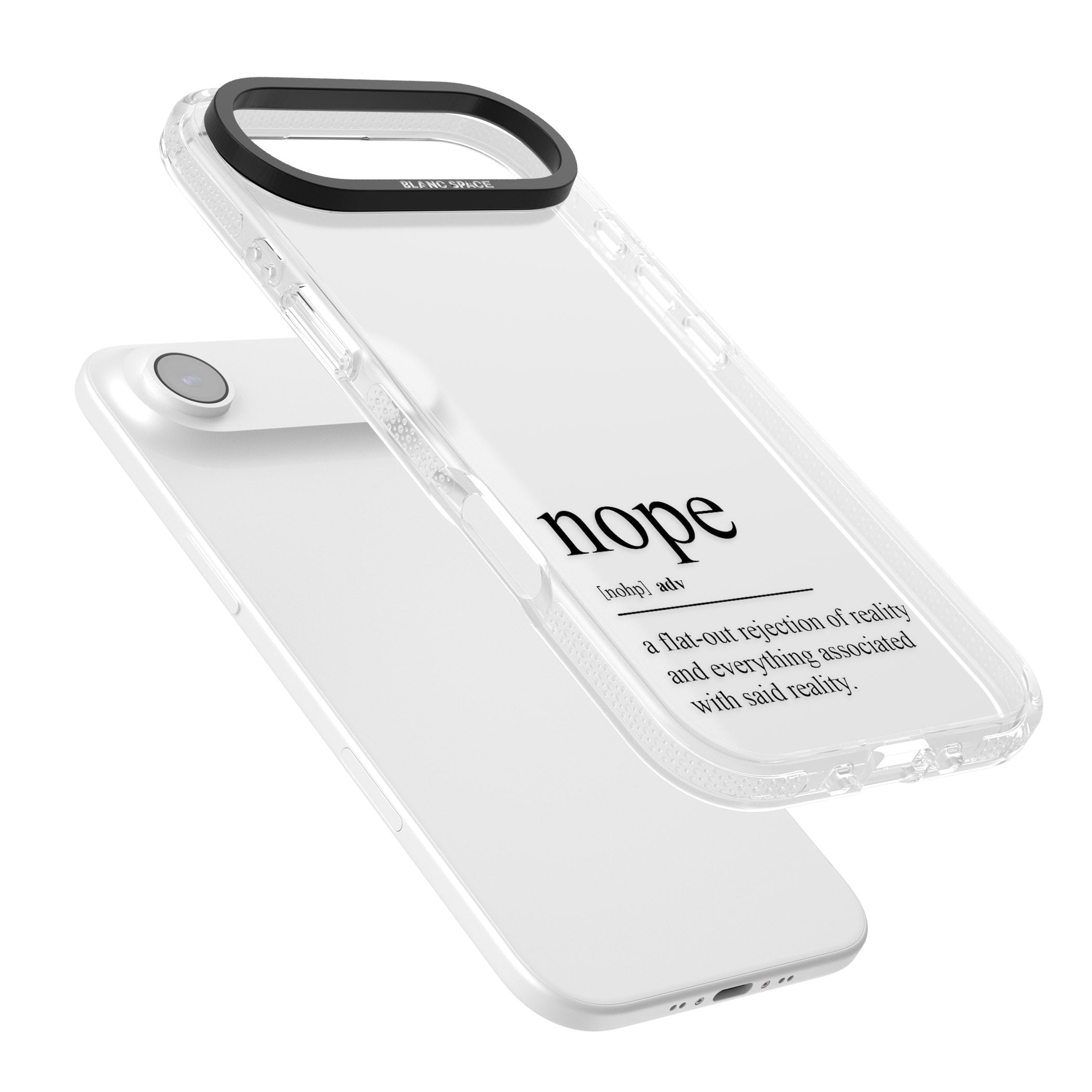 Nope iPhone 17 Air Impact Air Clear Phone Case Colours