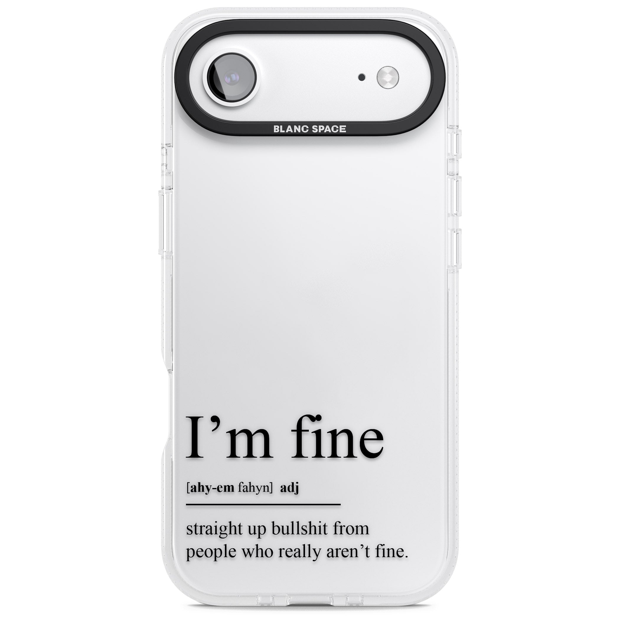 Im Fine iPhone 17 Air Impact Air Clear Phone Case