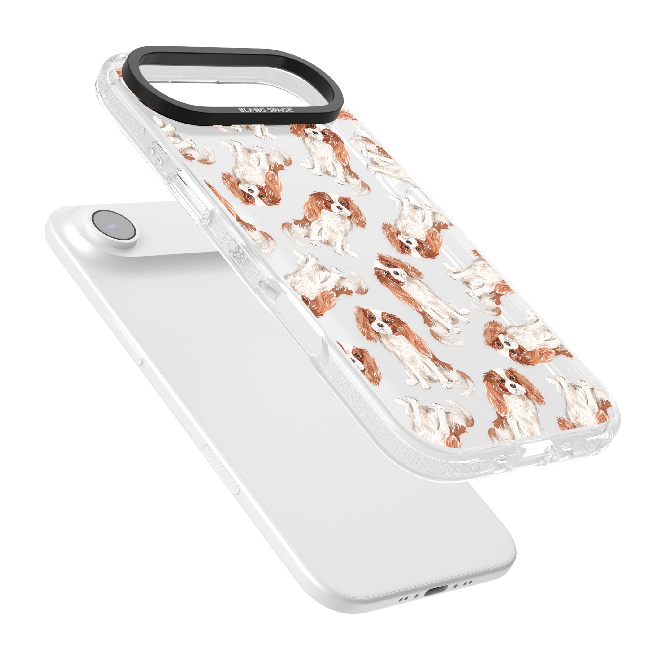 Cavalier King Charles Spaniel iPhone 17 Air Impact Air Clear Phone Case Colours