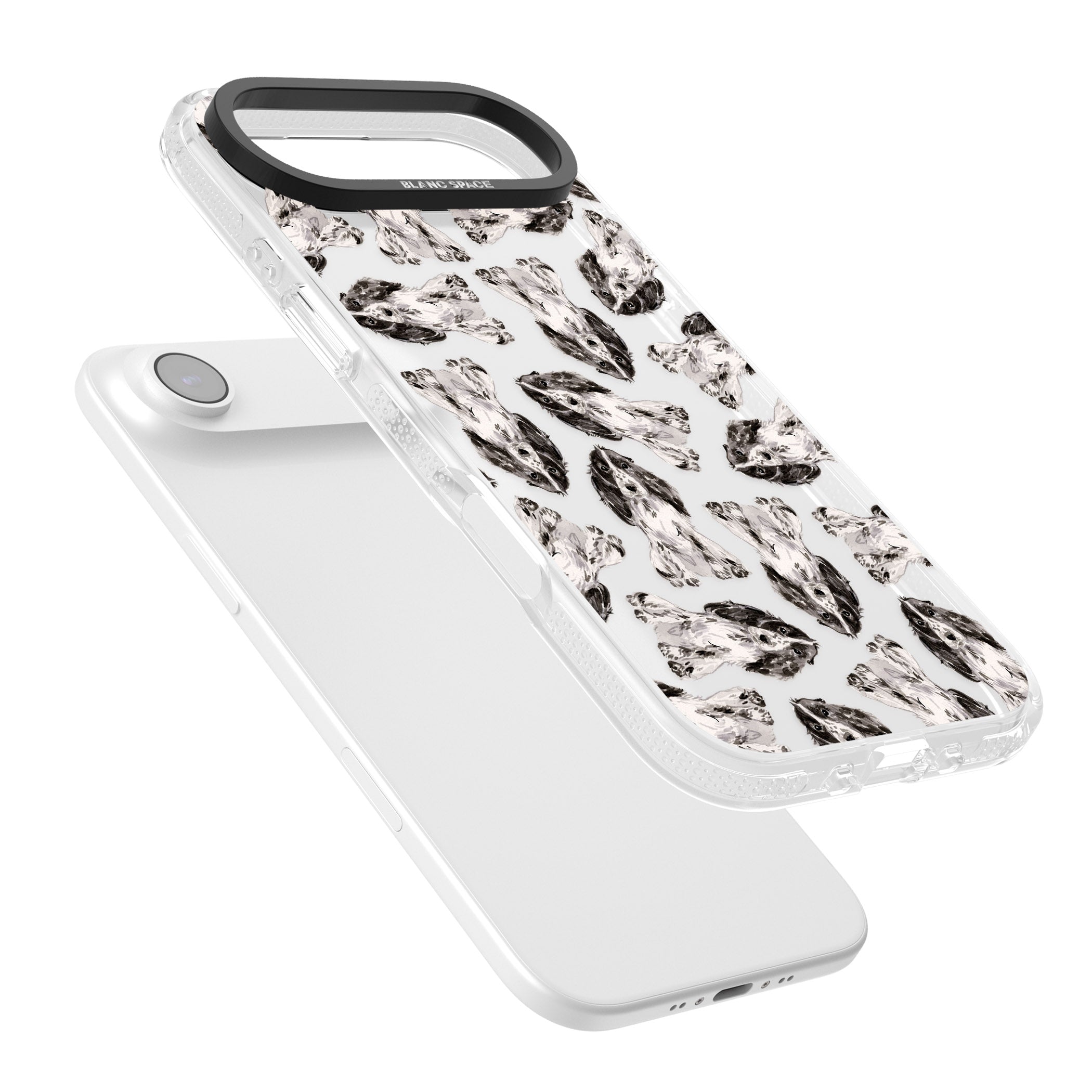 Cocker Spaniel Watercolor Elegance iPhone 17 Air Impact Air Clear Phone Case Colours