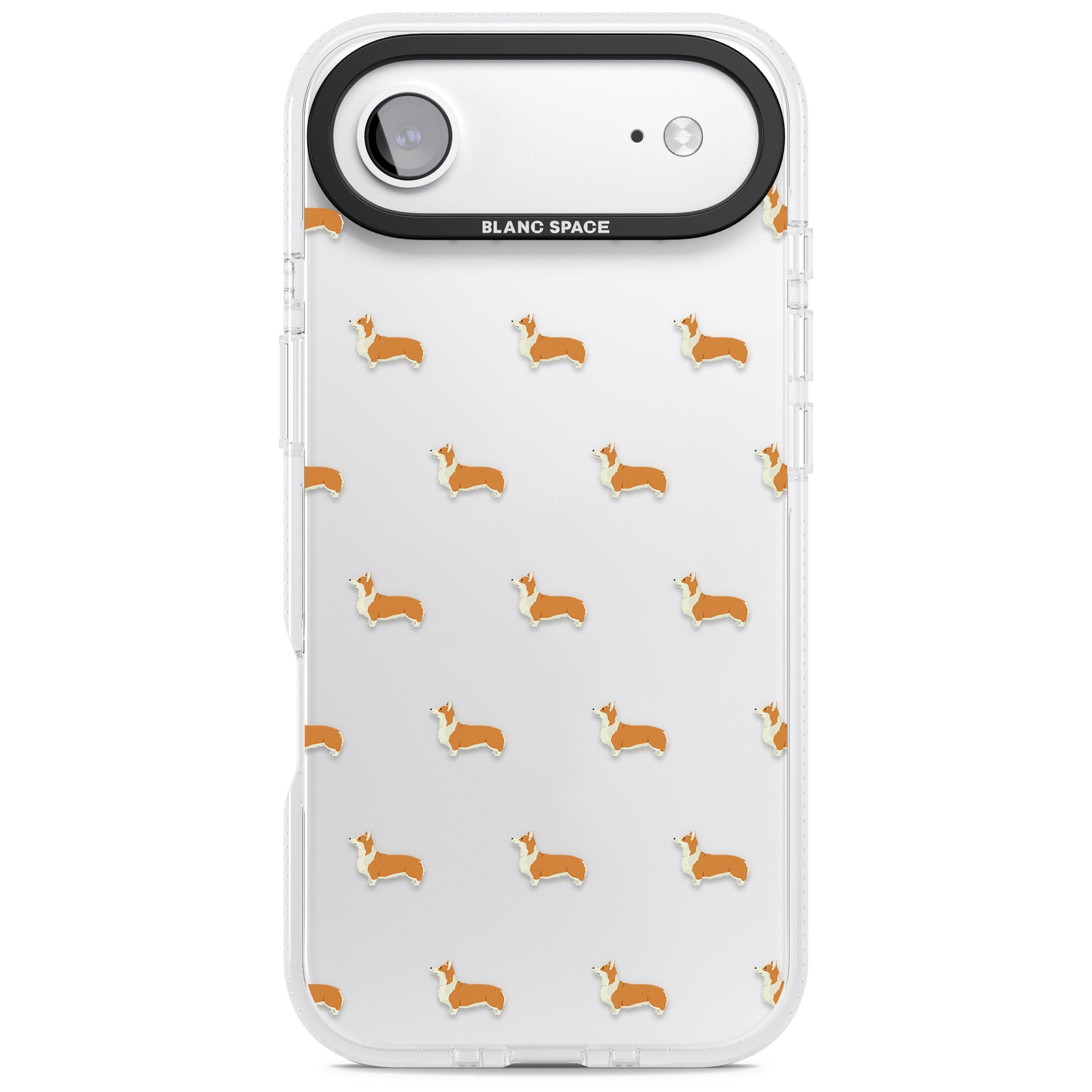 Pembroke Welsh Corgi Pattern iPhone 17 Air Impact Air Clear Phone Case