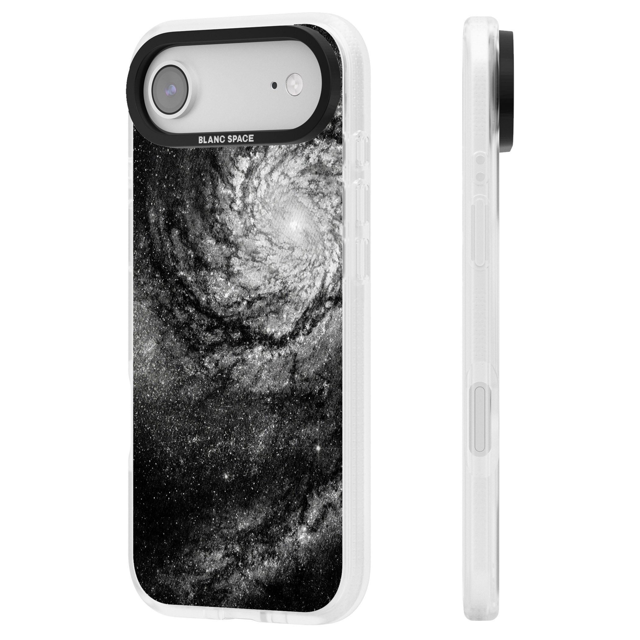 Night Sky Galaxies: Milky Way Galaxy iPhone 17 Air Impact Air Clear Phone Case Side Profile
