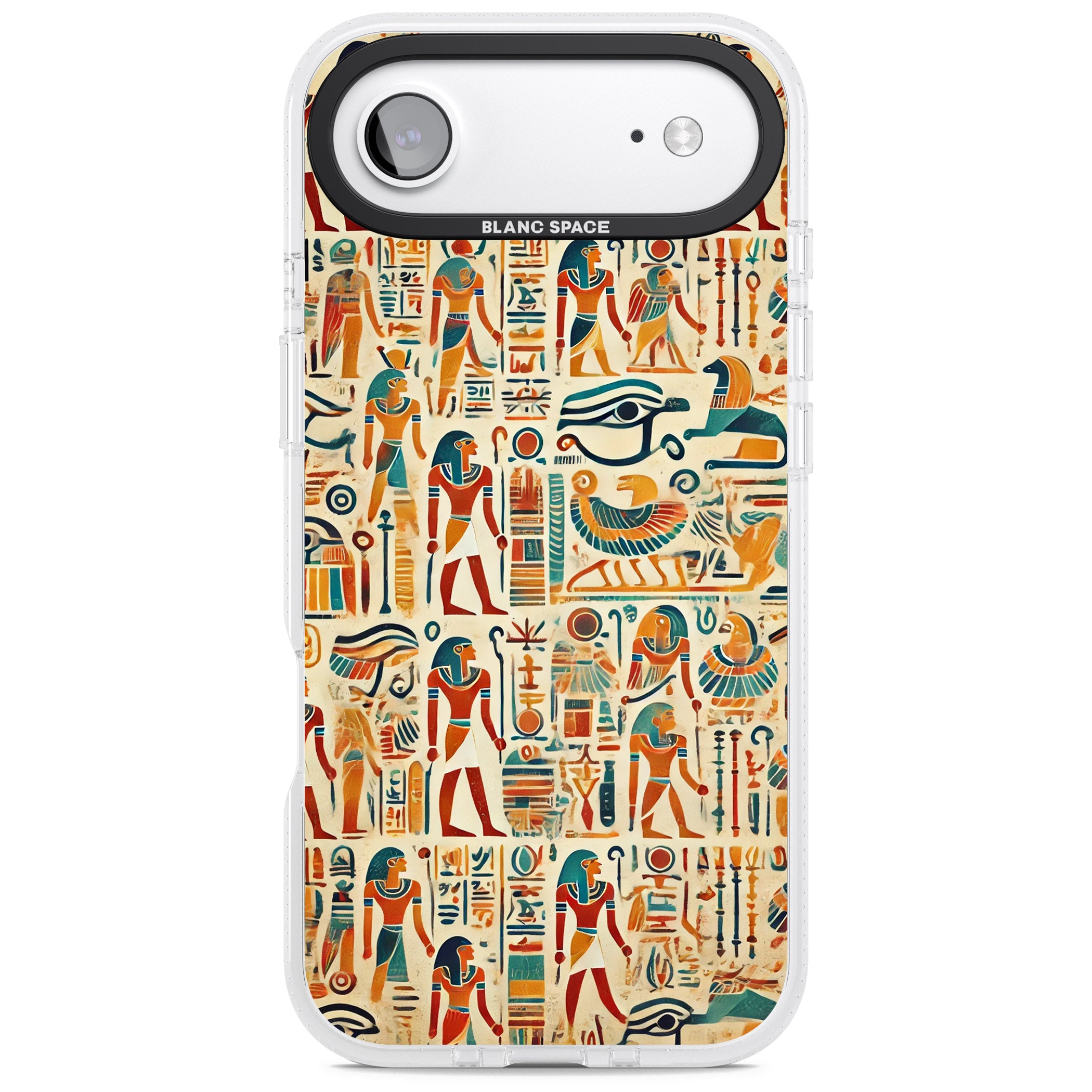 Egyptian Heiroglyphics iPhone 17 Air Impact Air Clear Phone Case