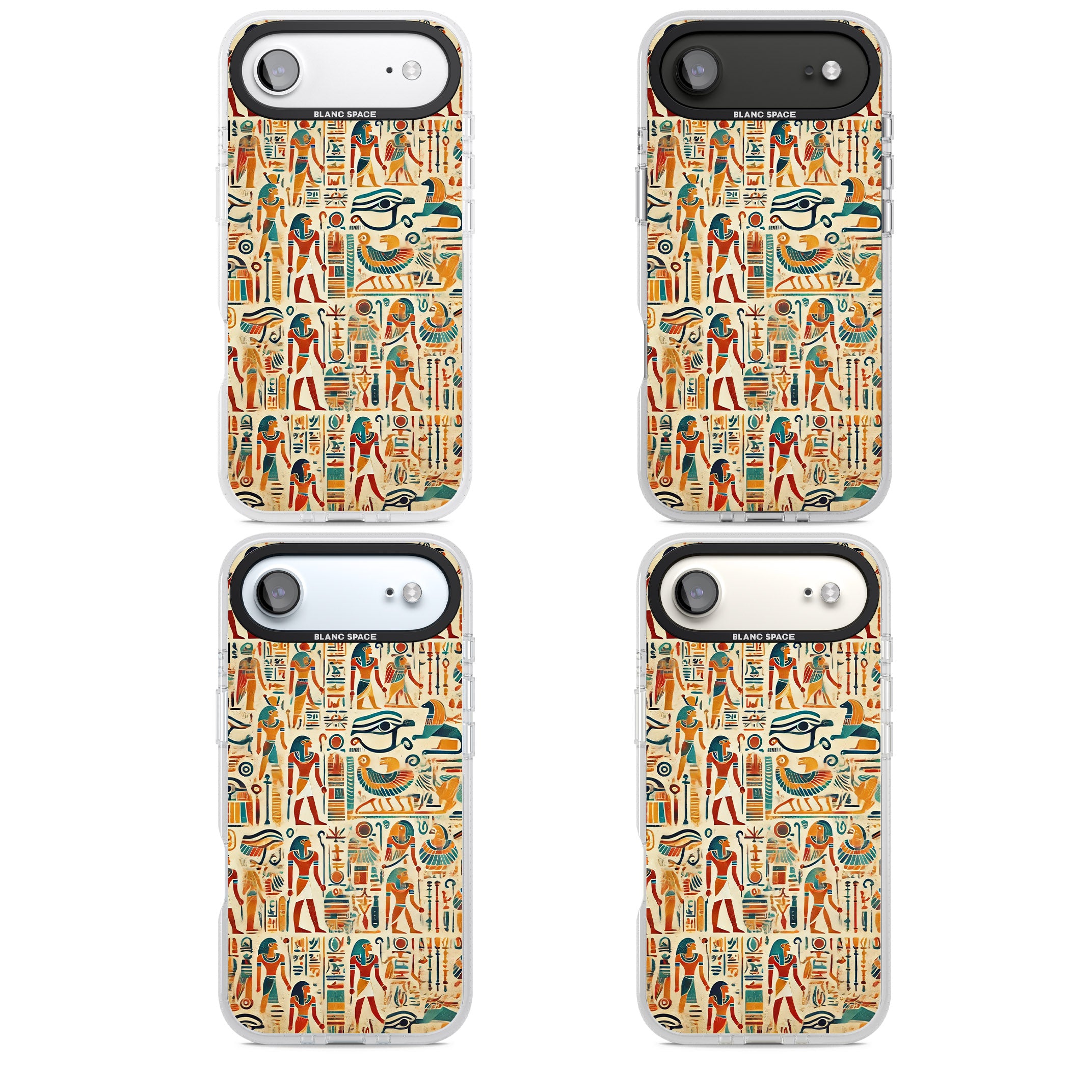 Egyptian Heiroglyphics iPhone 17 Air Impact Air Clear Phone Case APT Impact Protection
