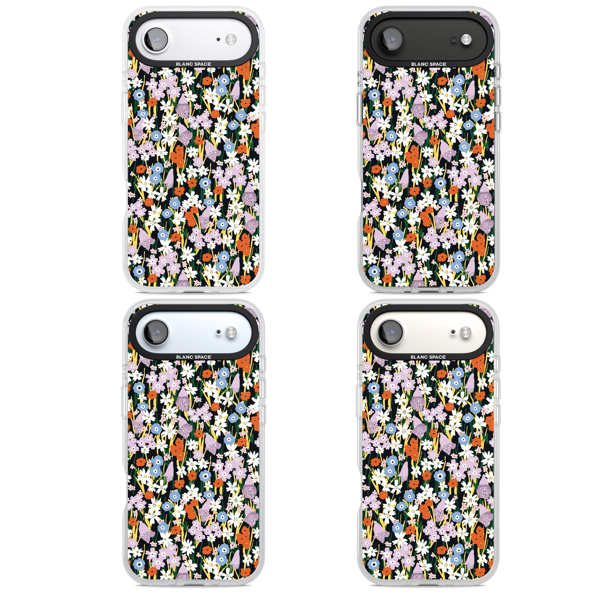 Energetic Floral Mix iPhone 17 Air Impact Air Clear Phone Case APT Impact Protection
