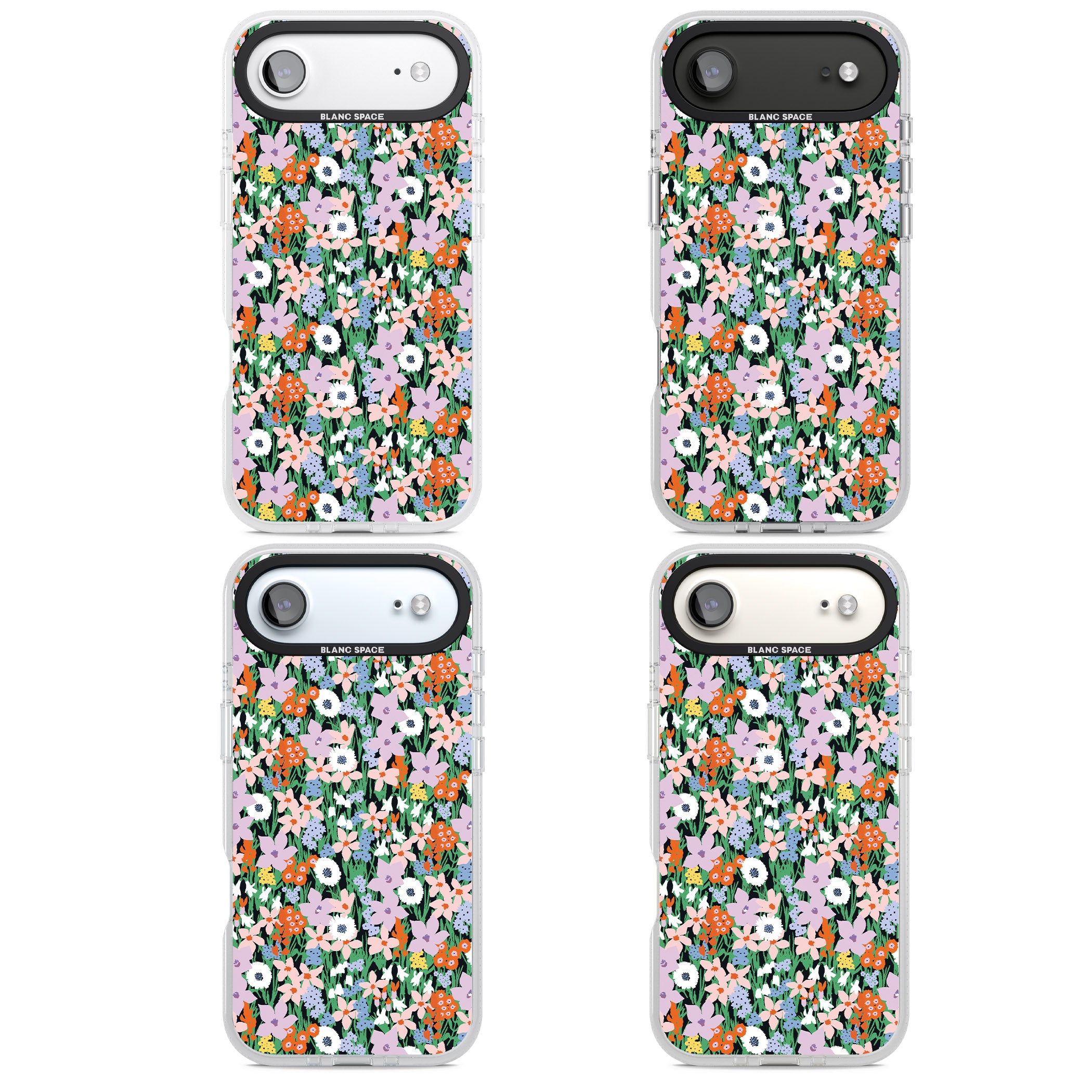 Jazzy Floral Mix iPhone 17 Air Impact Air Clear Phone Case APT Impact Protection