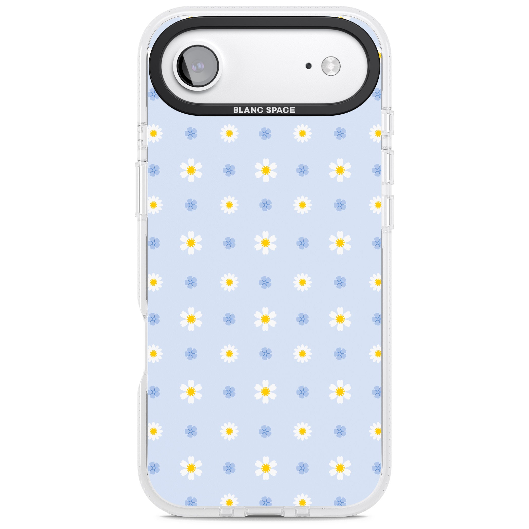 Pale Blue Daisies iPhone 17 Air Impact Air Clear Phone Case