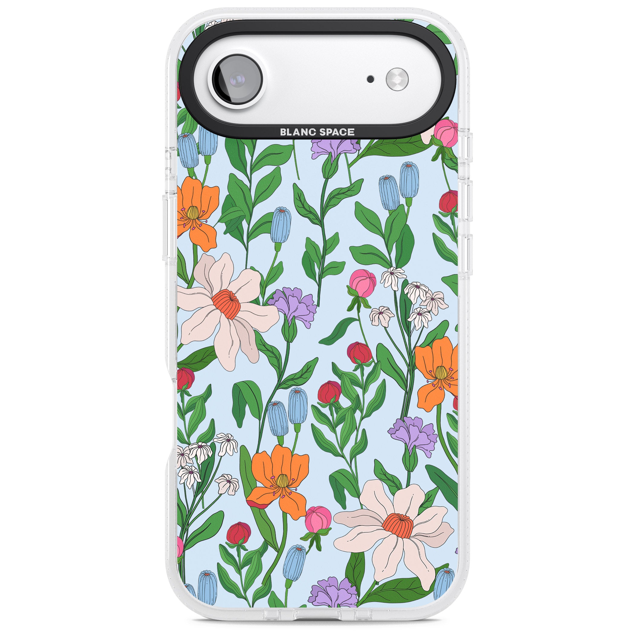 Full Bloom Background iPhone 17 Air Impact Air Clear Phone Case