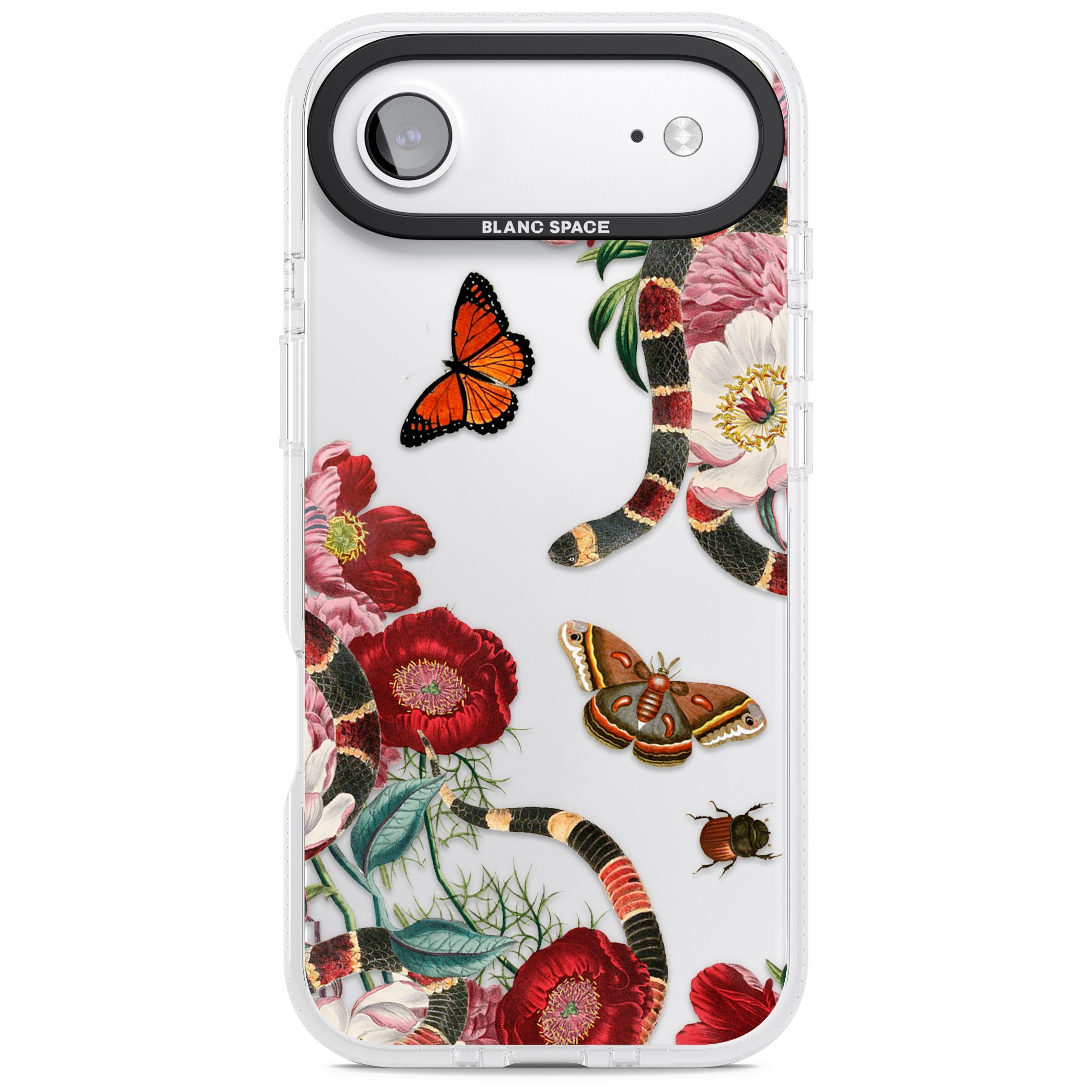 Botanical Snake iPhone 17 Air Impact Air Clear Phone Case