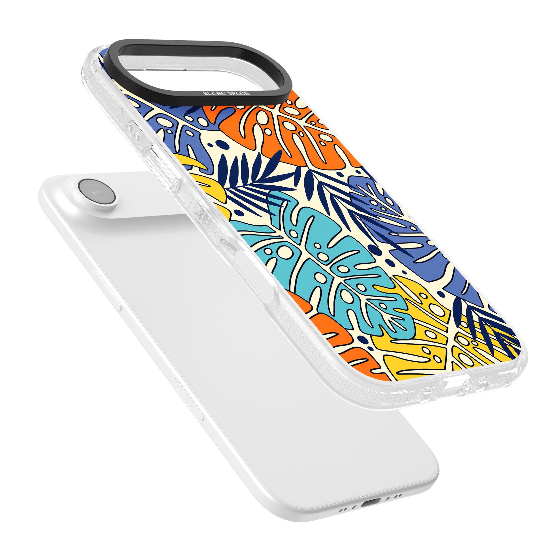 Beach Leaves iPhone 17 Air Impact Air Clear Phone Case Colours
