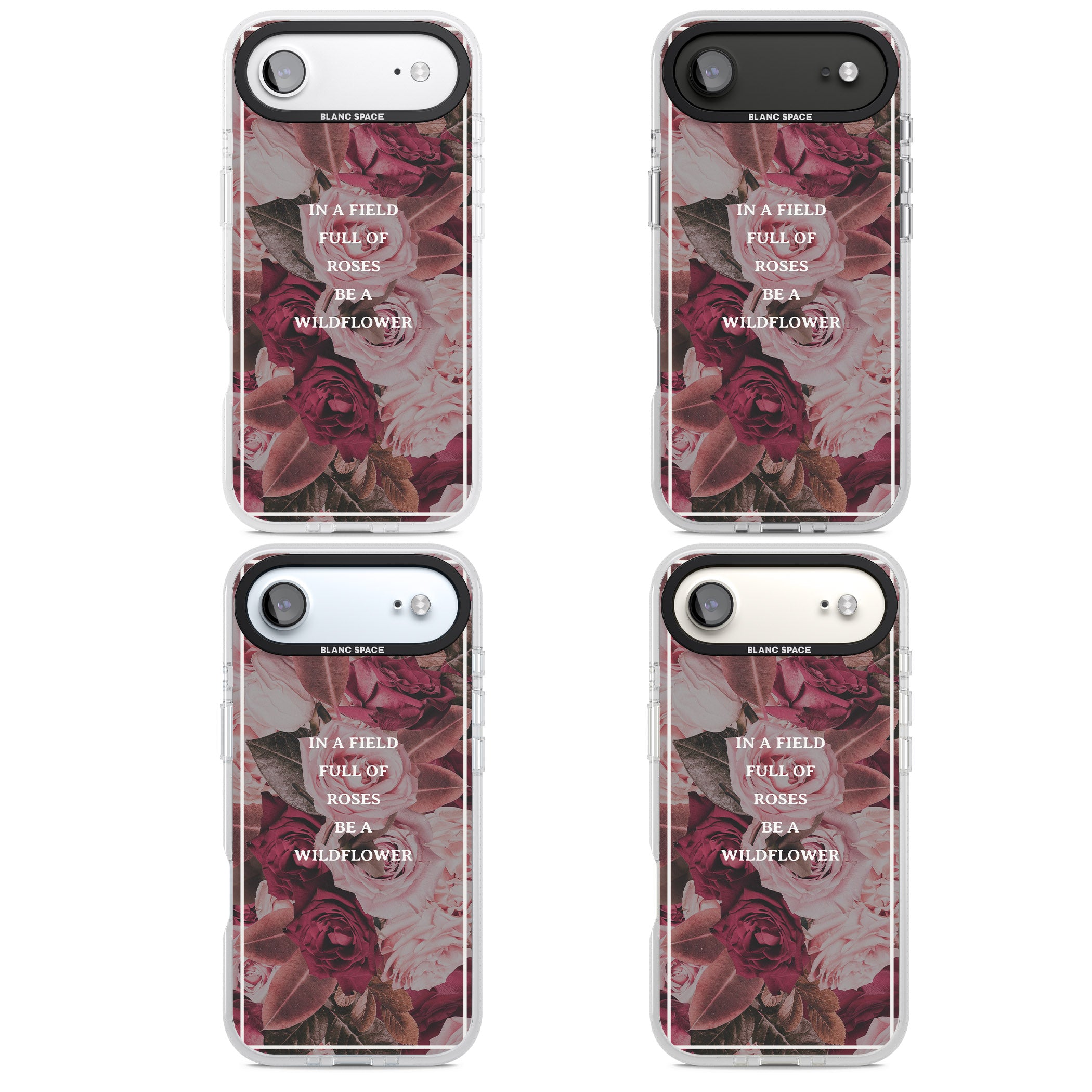 Wildflower Floral Quote iPhone 17 Air Impact Air Clear Phone Case APT Impact Protection