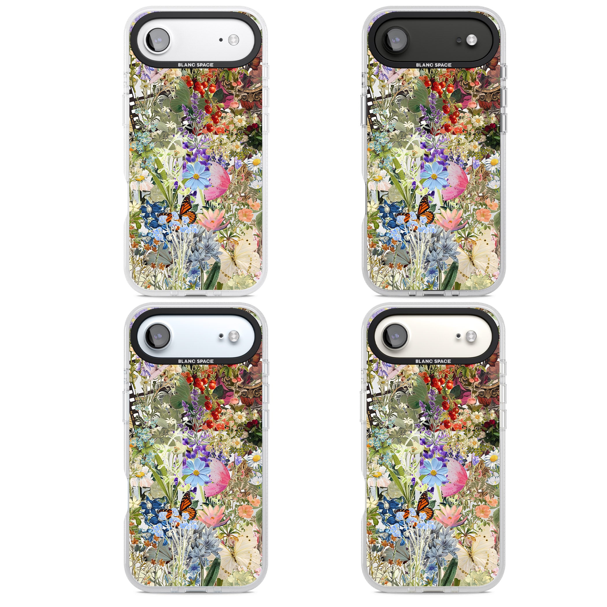 Flower Mix Collage iPhone 17 Air Impact Air Clear Phone Case APT Impact Protection