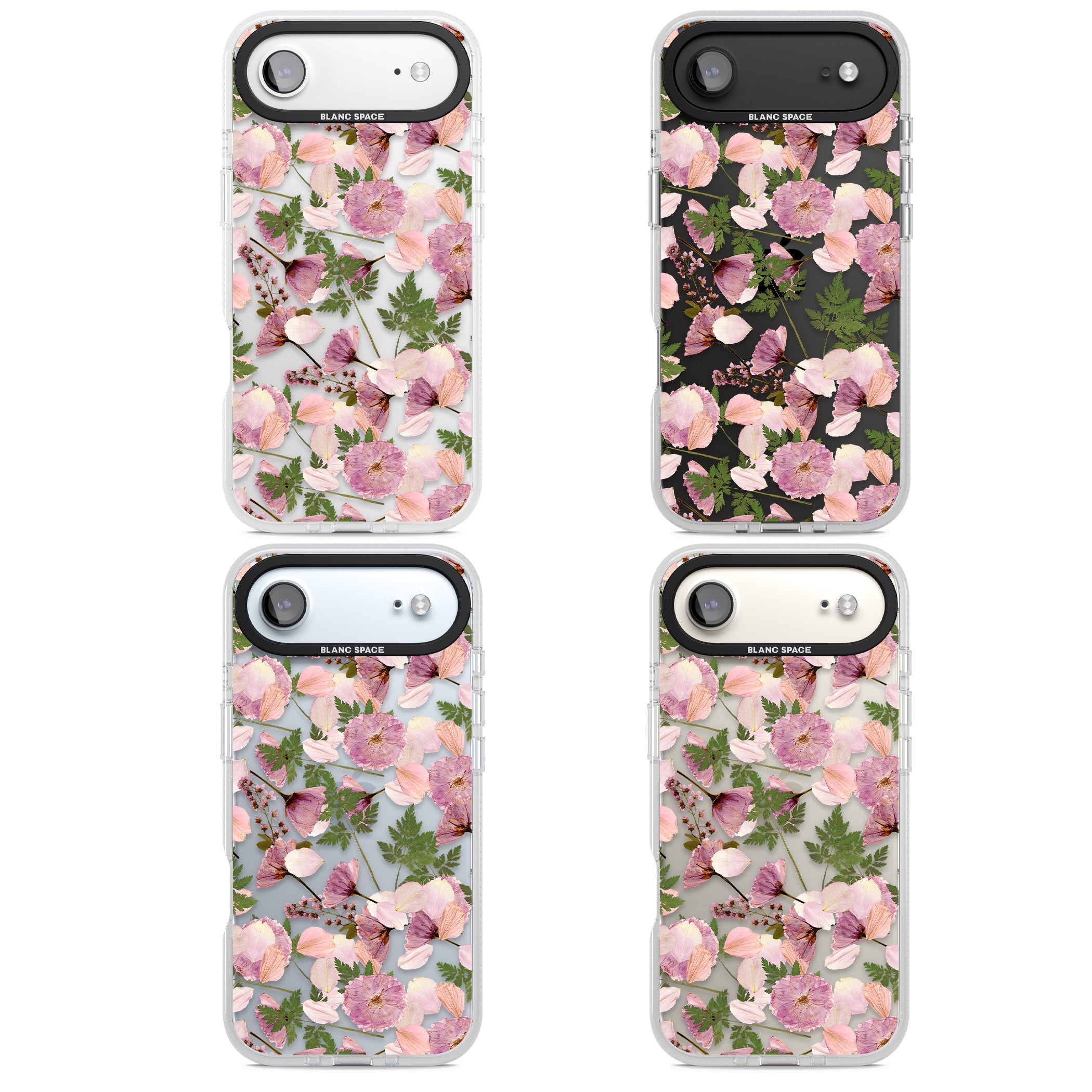 Pink Floral Appreciation iPhone 17 Air Impact Air Clear Phone Case APT Impact Protection