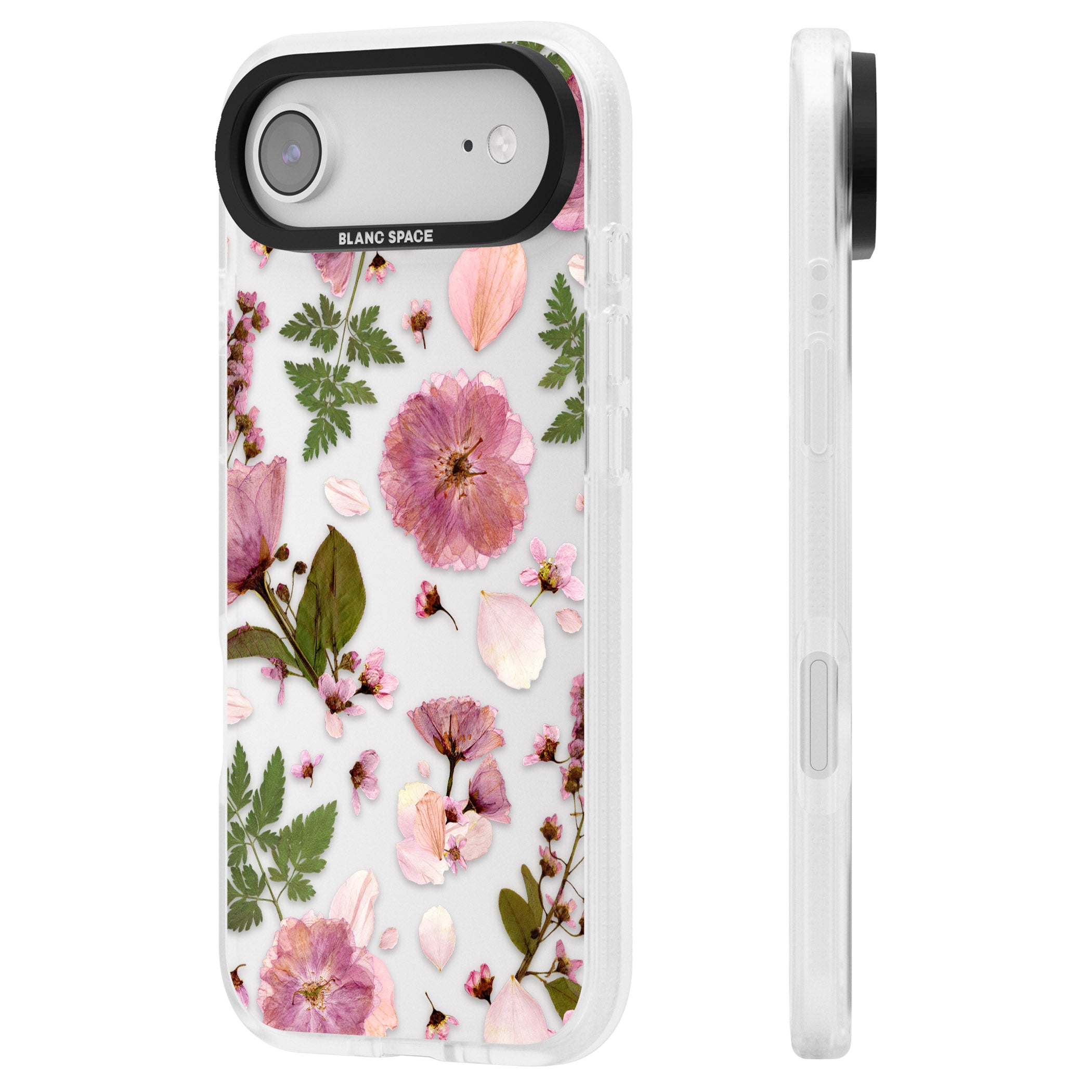 Blossom Bouquet iPhone 17 Air Impact Air Clear Phone Case Side Profile
