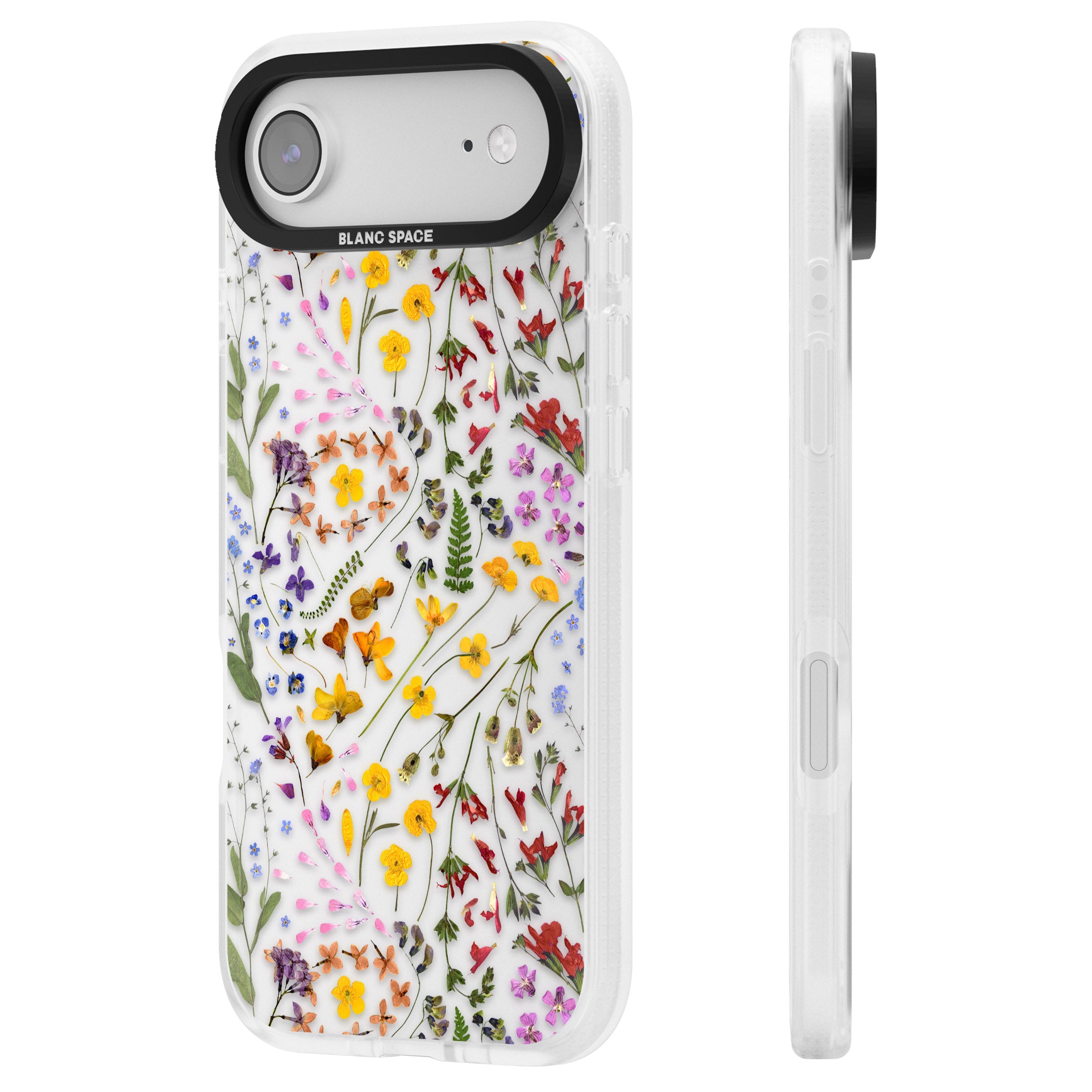 Wildflower iPhone 17 Air Impact Air Clear Phone Case Side Profile