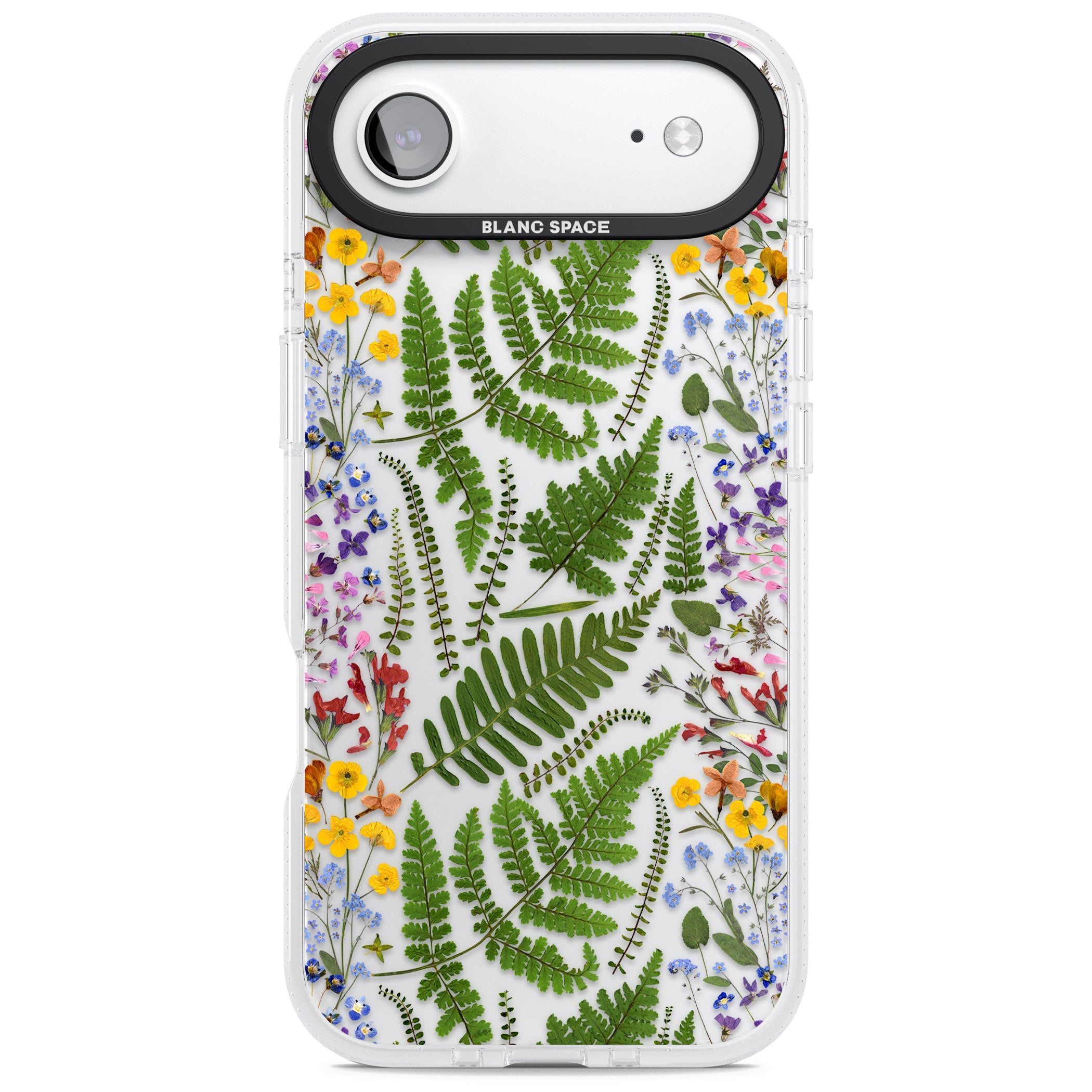 Botanical Fern & Floral iPhone 17 Air Impact Air Clear Phone Case