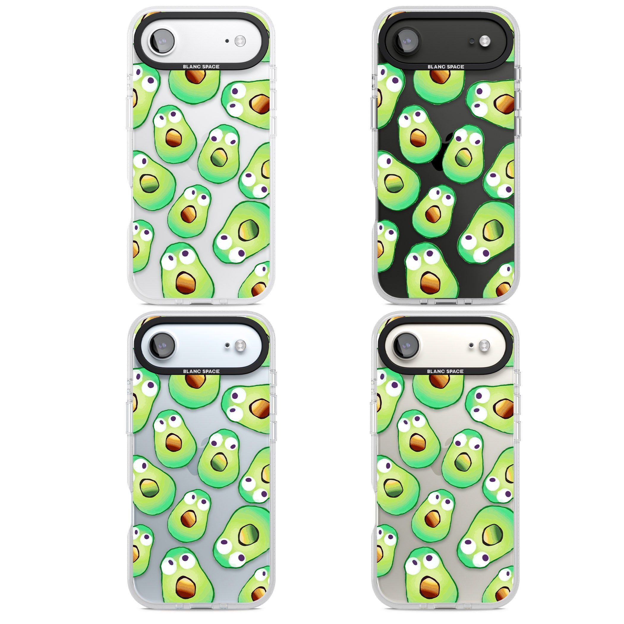 Shocked Avocados iPhone 17 Air Impact Air Clear Phone Case APT Impact Protection