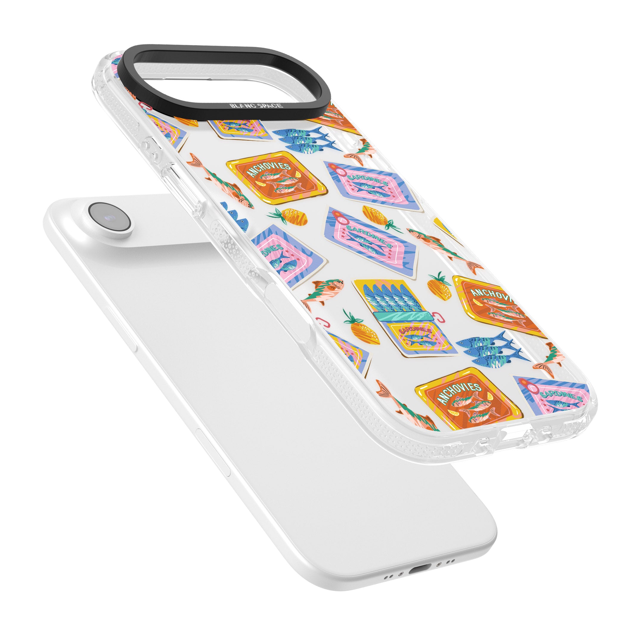 Sardines & Anchovies iPhone 17 Air Impact Air Clear Phone Case Colours