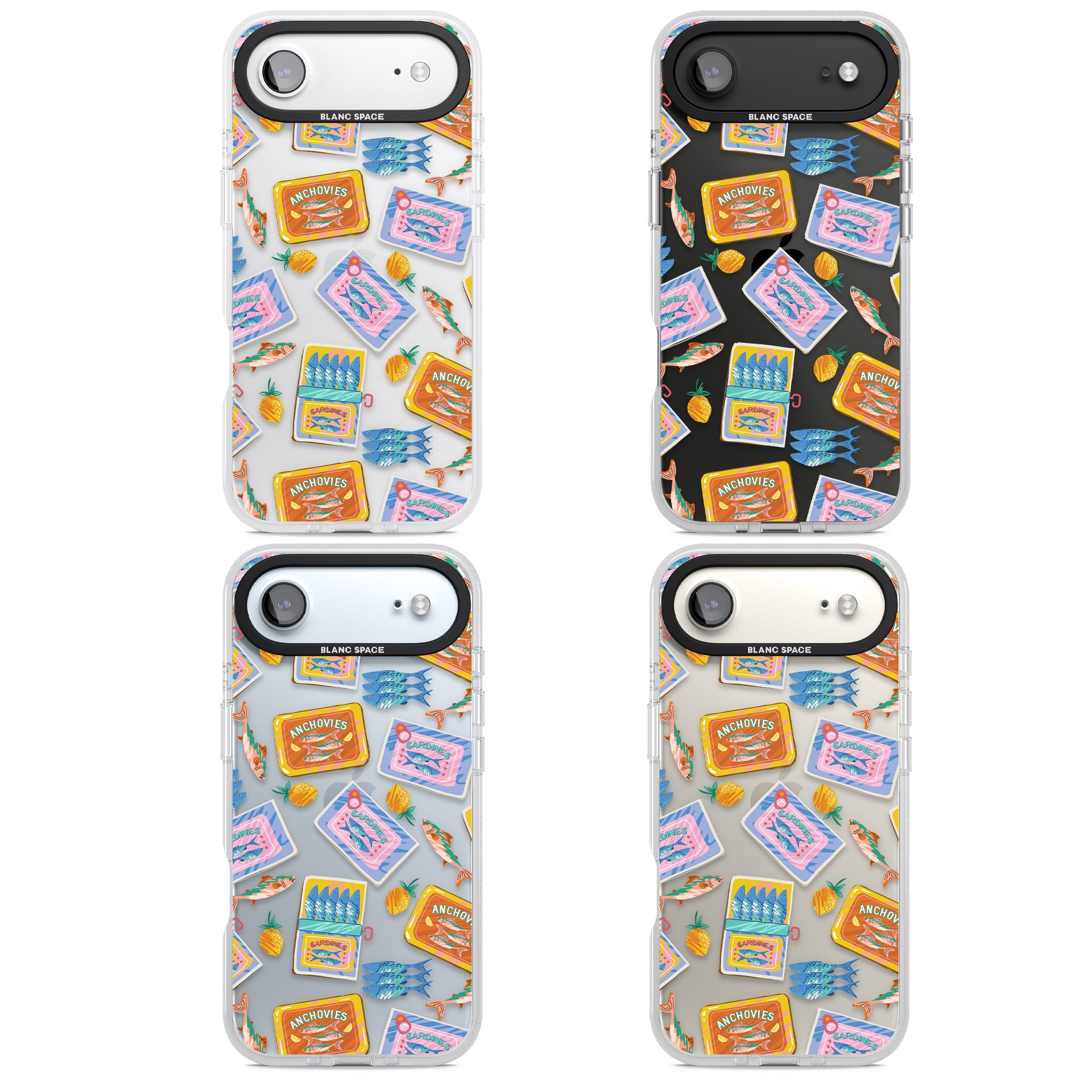 Sardines & Anchovies iPhone 17 Air Impact Air Clear Phone Case APT Impact Protection