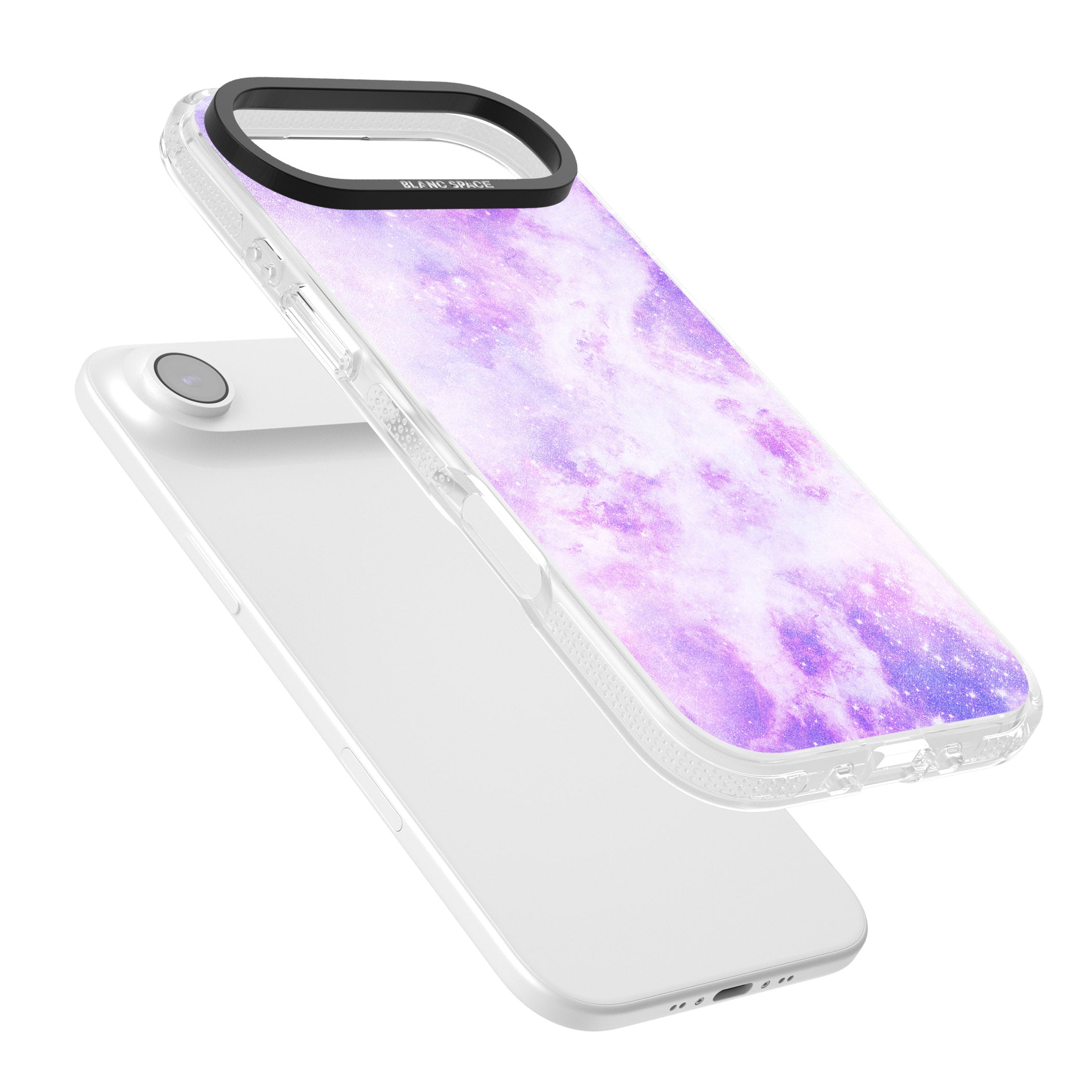 Purple Galaxy Vibes iPhone 17 Air Impact Air Clear Phone Case Colours