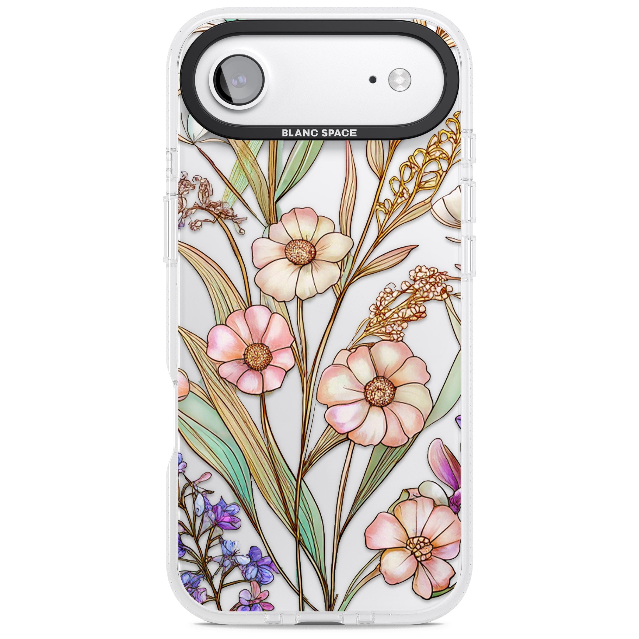 Glass Spring Flowers iPhone 17 Air Impact Air Clear Phone Case