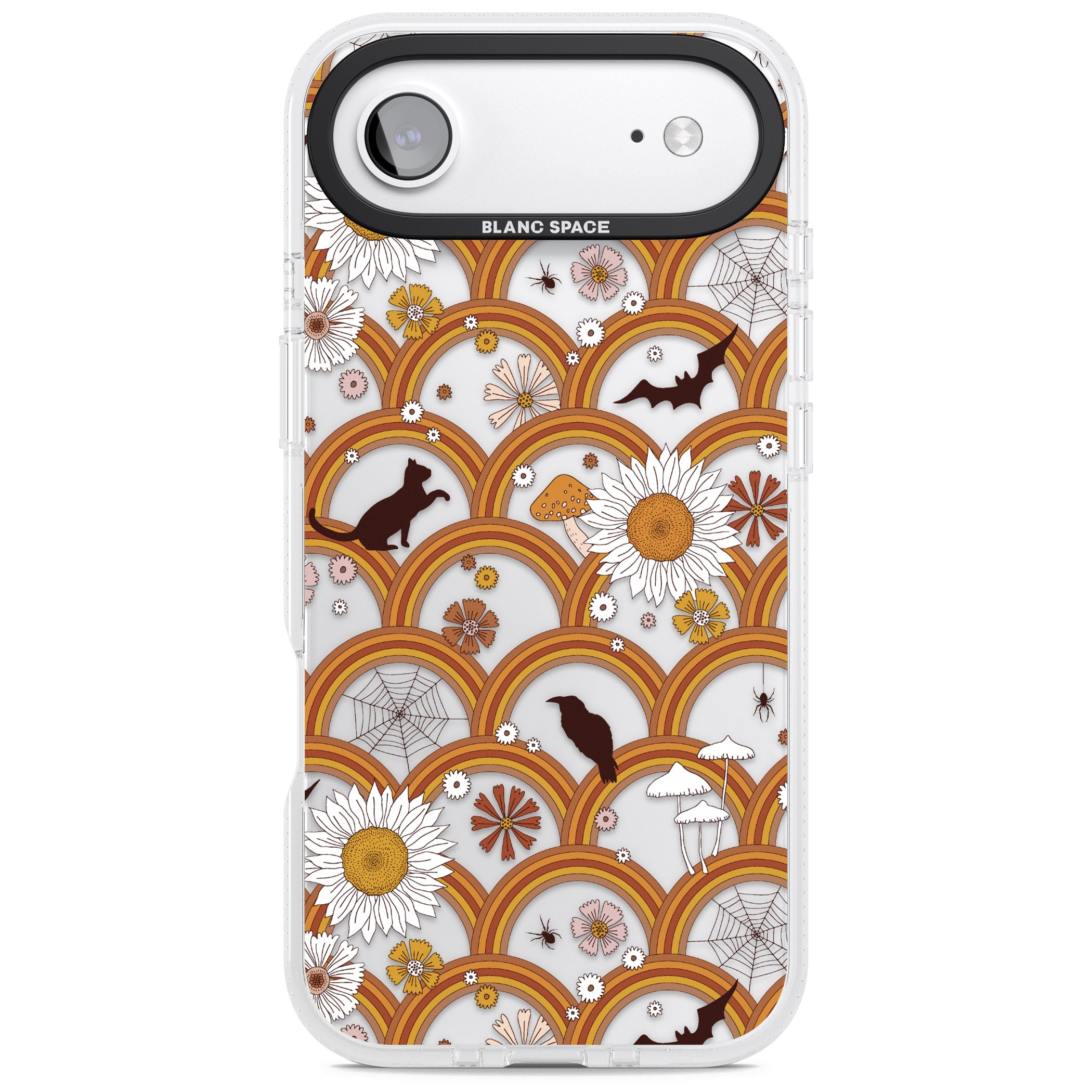 Halloween Rainbows iPhone 17 Air Impact Air Clear Phone Case
