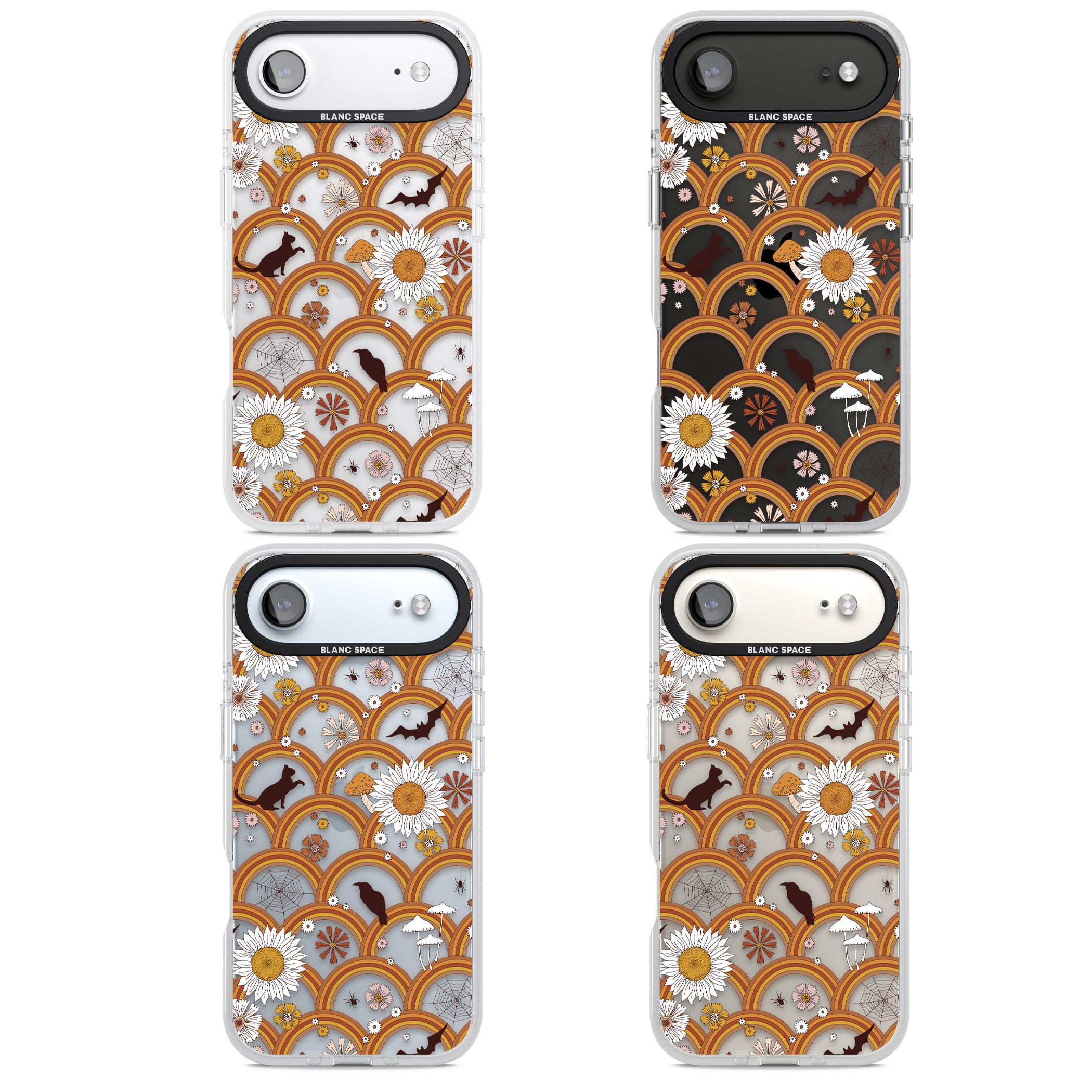 Halloween Rainbows iPhone 17 Air Impact Air Clear Phone Case APT Impact Protection