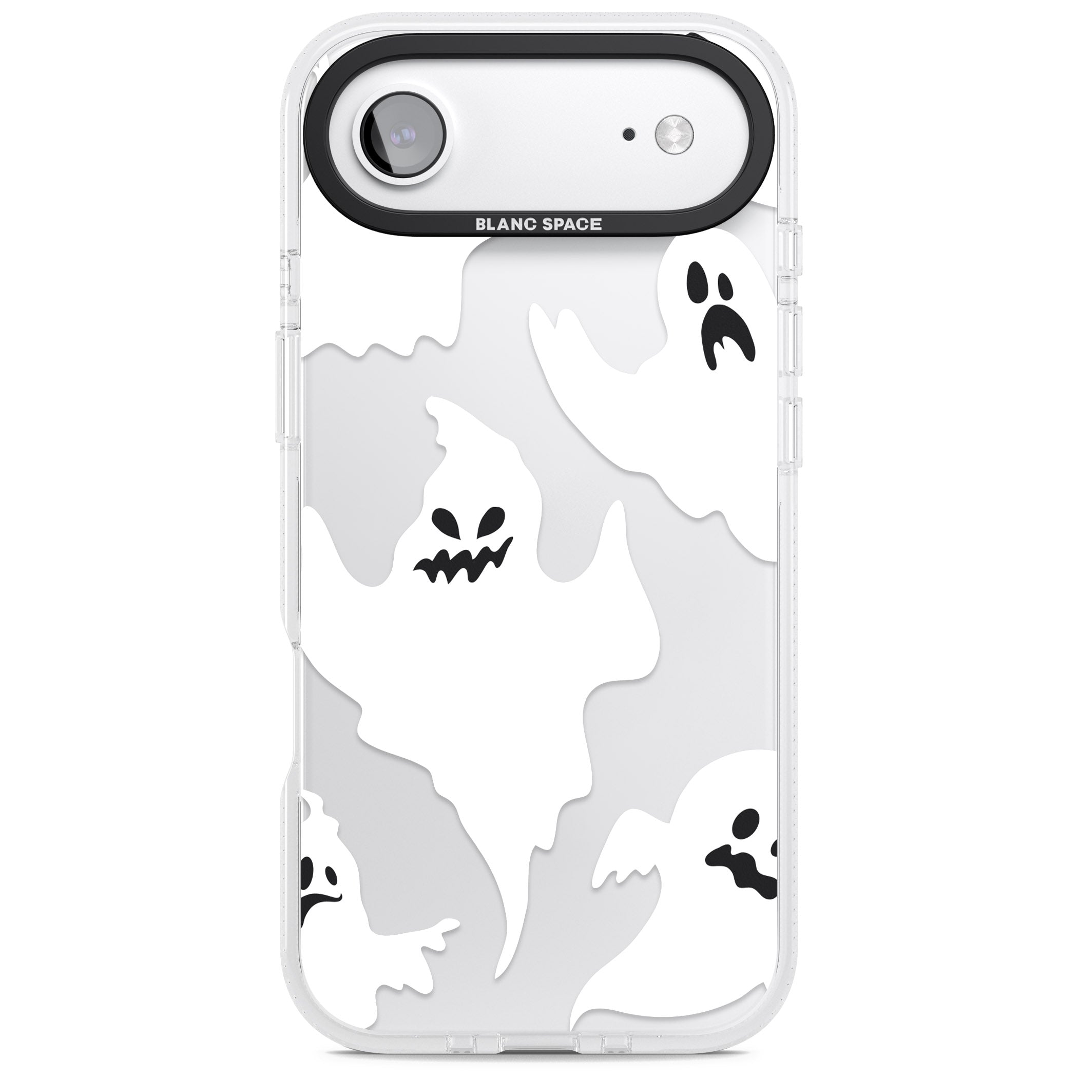 Ghost Pattern iPhone 17 Air Impact Air Clear Phone Case