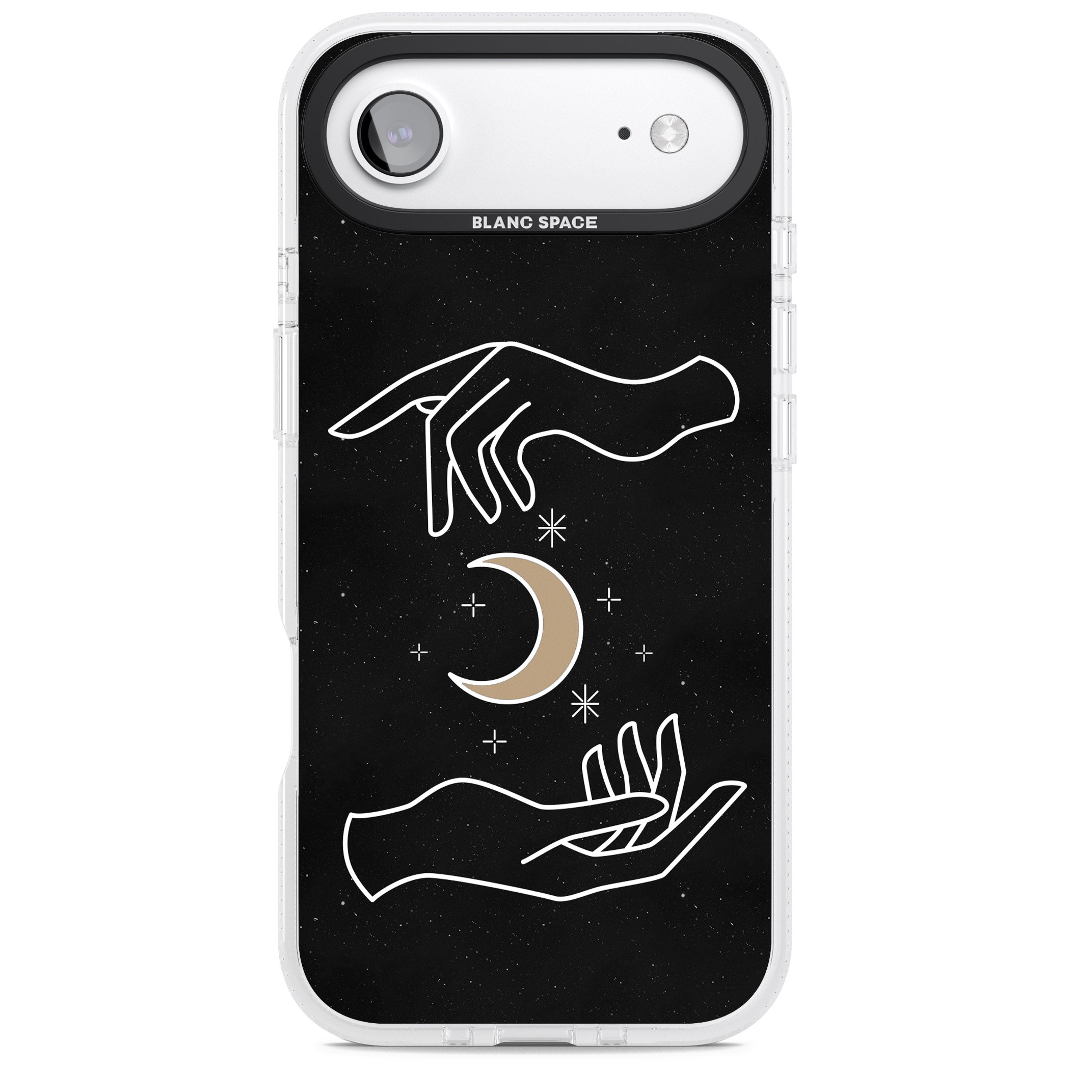Cosmic Hands iPhone 17 Air Impact Air Clear Phone Case