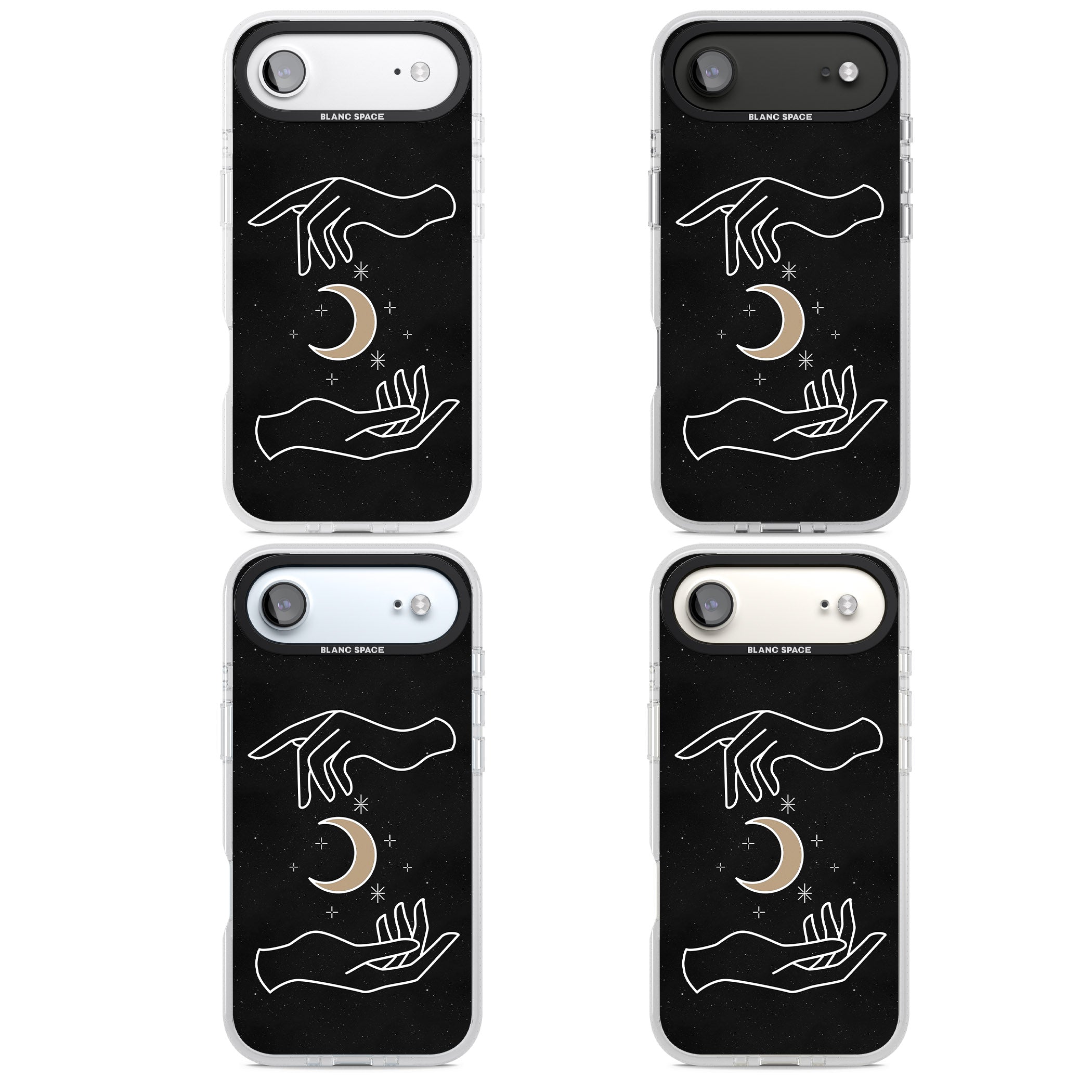 Cosmic Hands iPhone 17 Air Impact Air Clear Phone Case APT Impact Protection