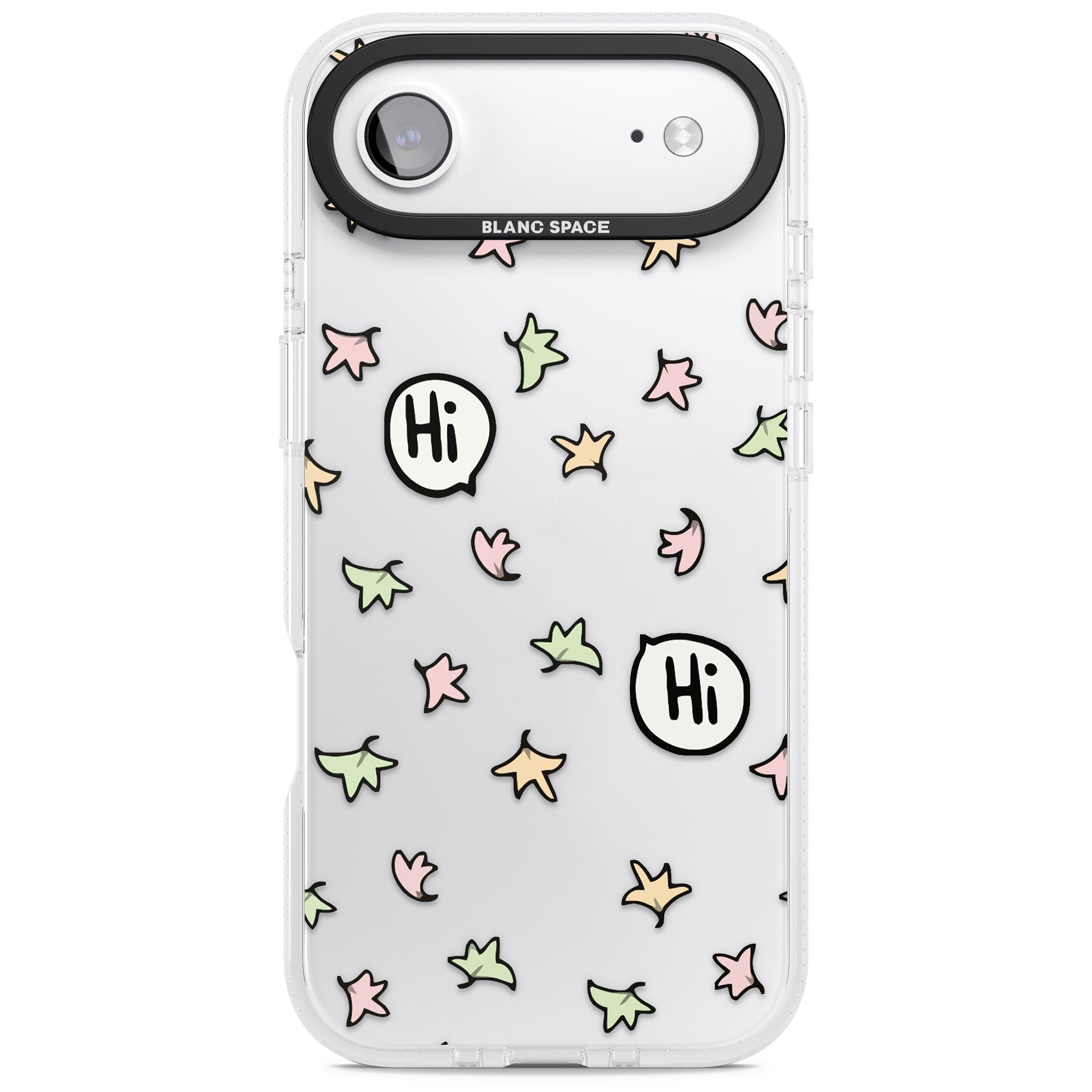 Heartstopper Leaves Pattern iPhone 17 Air Impact Air Clear Phone Case
