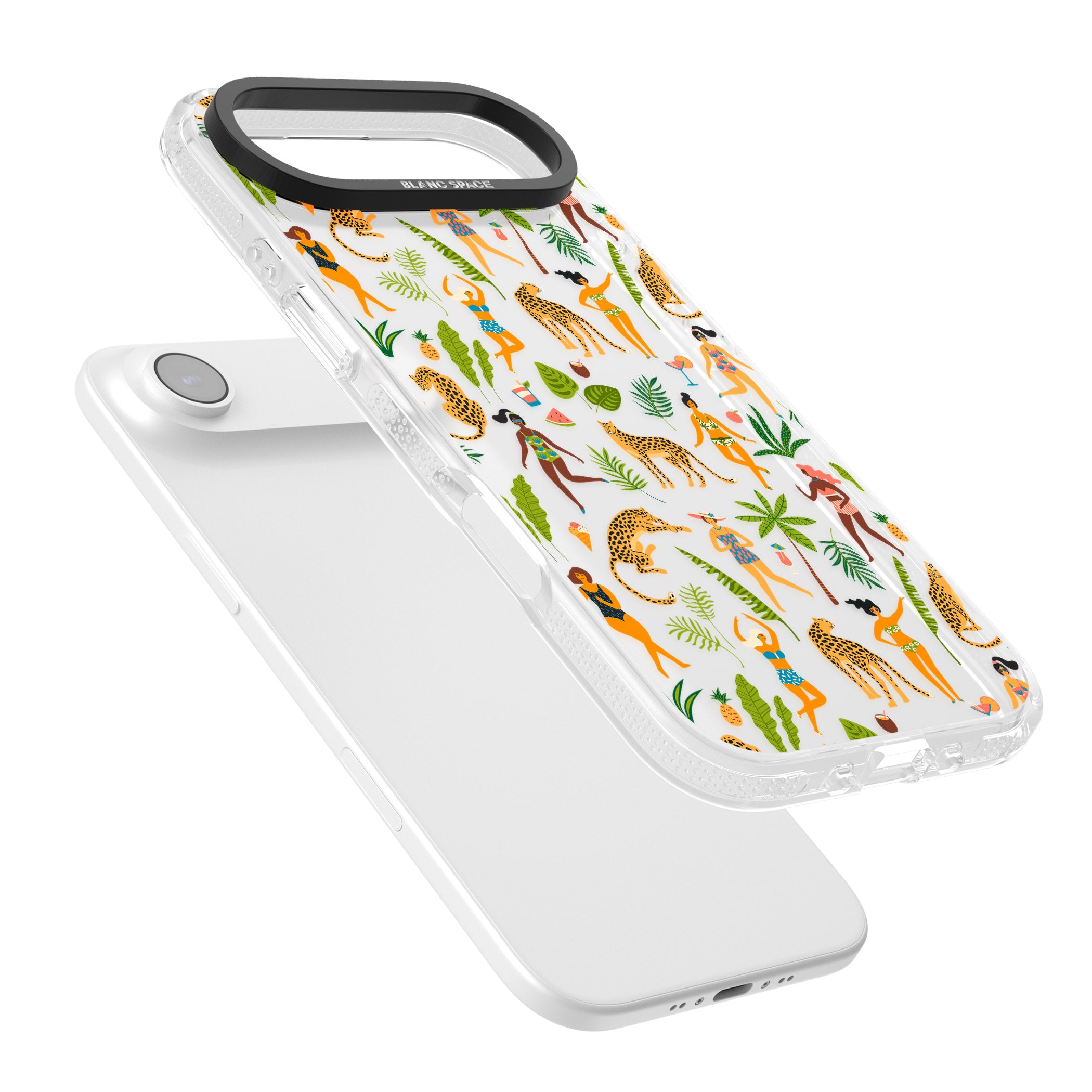 Tropical Party Vibes iPhone 17 Air Impact Air Clear Phone Case Colours