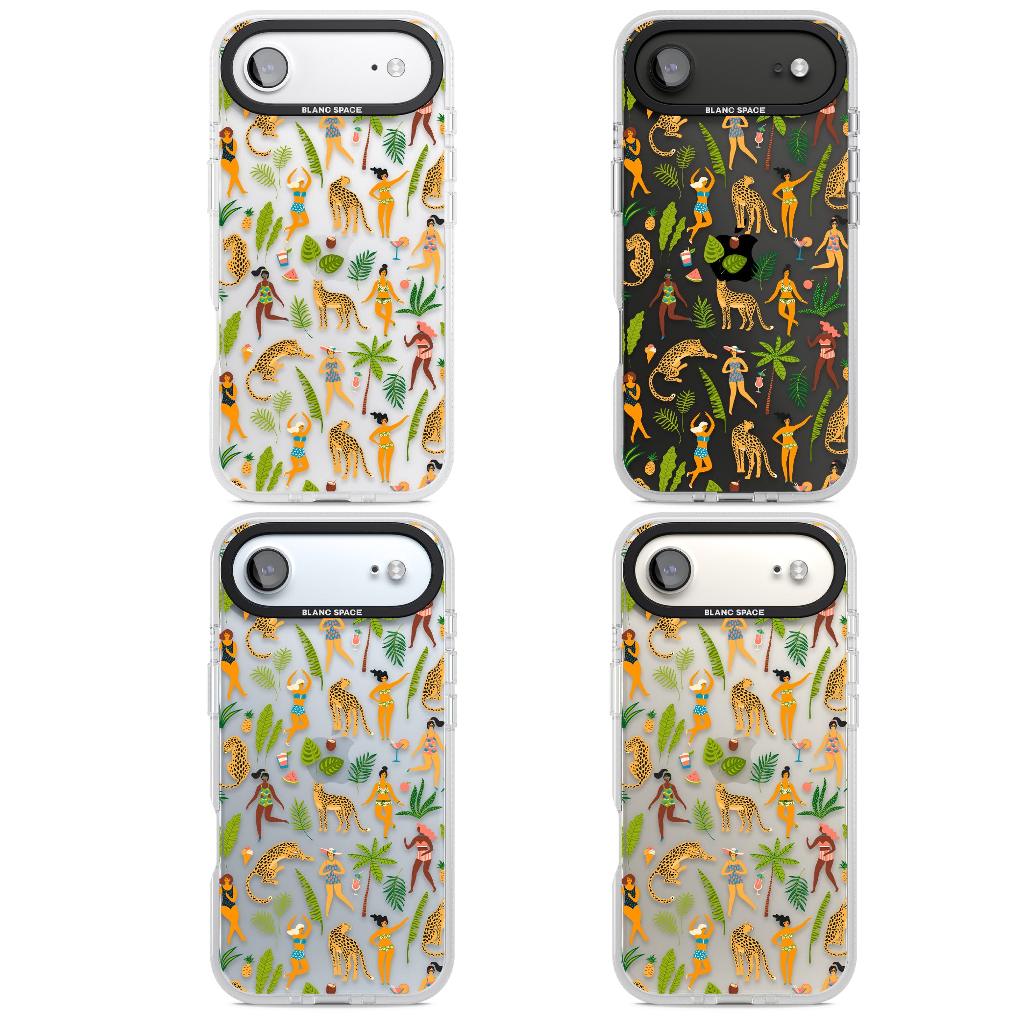 Tropical Party Vibes iPhone 17 Air Impact Air Clear Phone Case APT Impact Protection