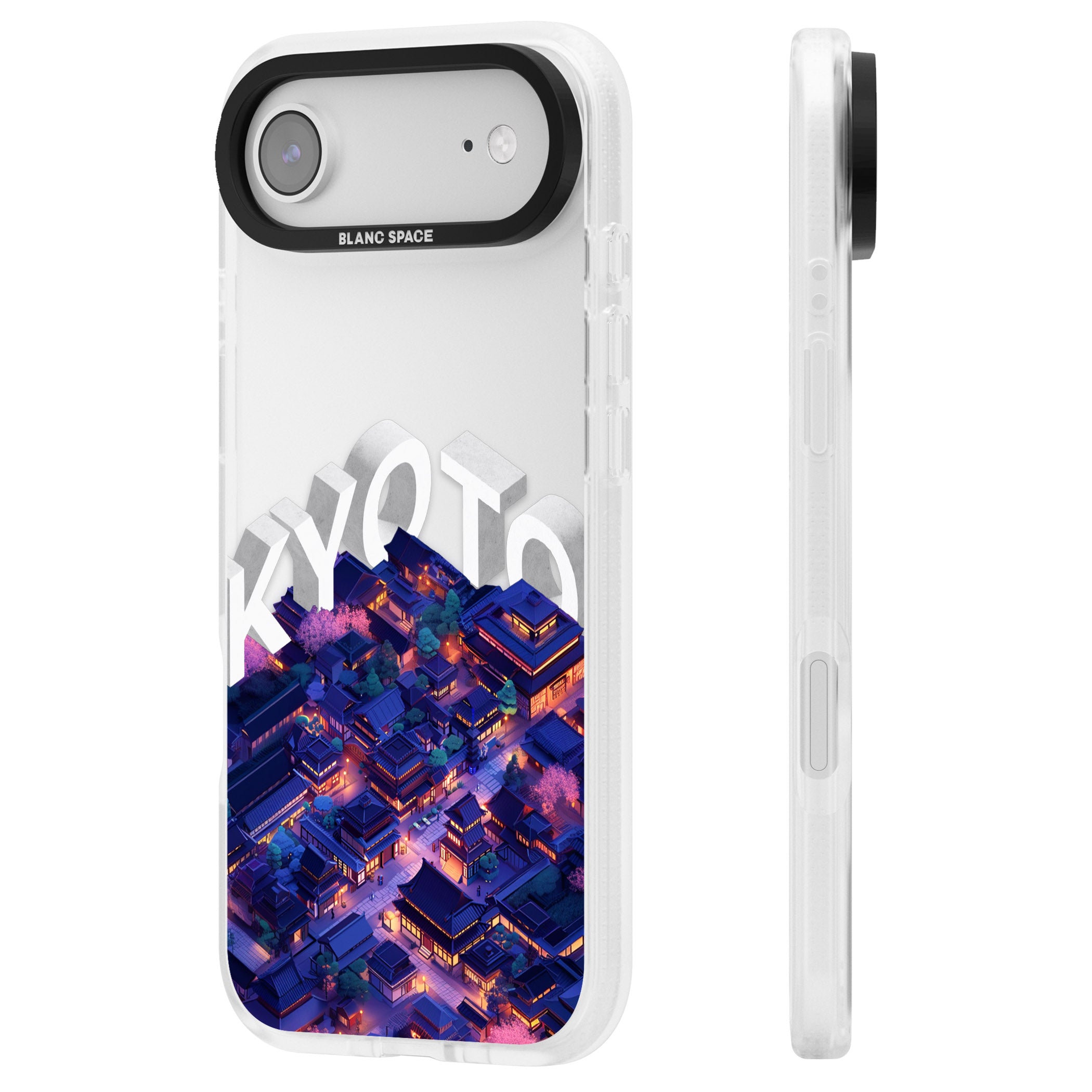 Kyoto iPhone 17 Air Impact Air Clear Phone Case Side Profile