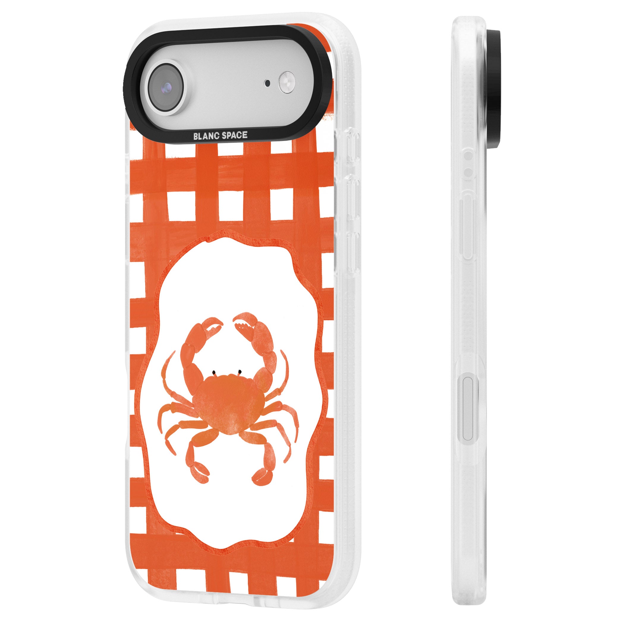 Red Lobster iPhone 17 Air Impact Air Clear Phone Case Side Profile