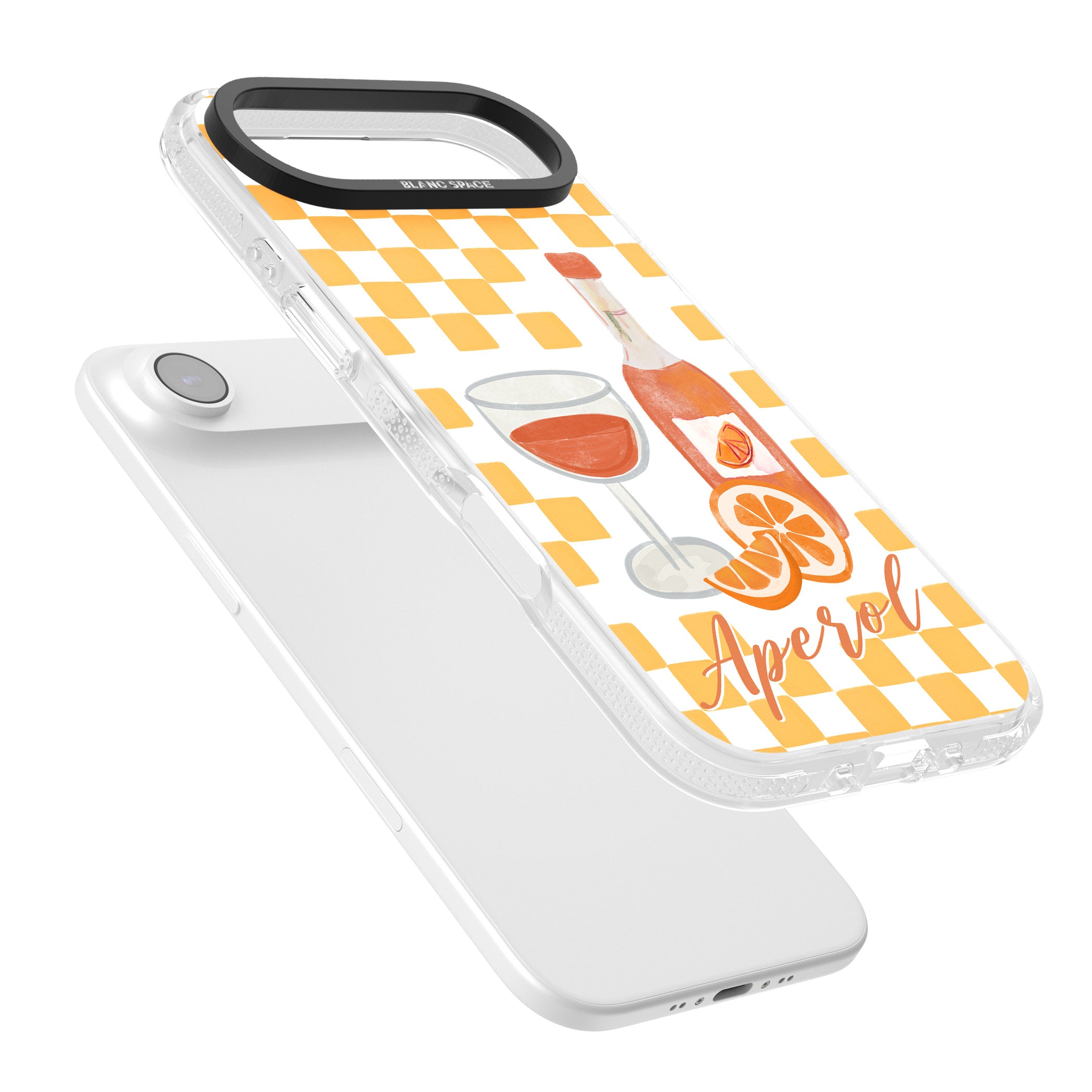 Checked Spritz iPhone 17 Air Impact Air Clear Phone Case Colours