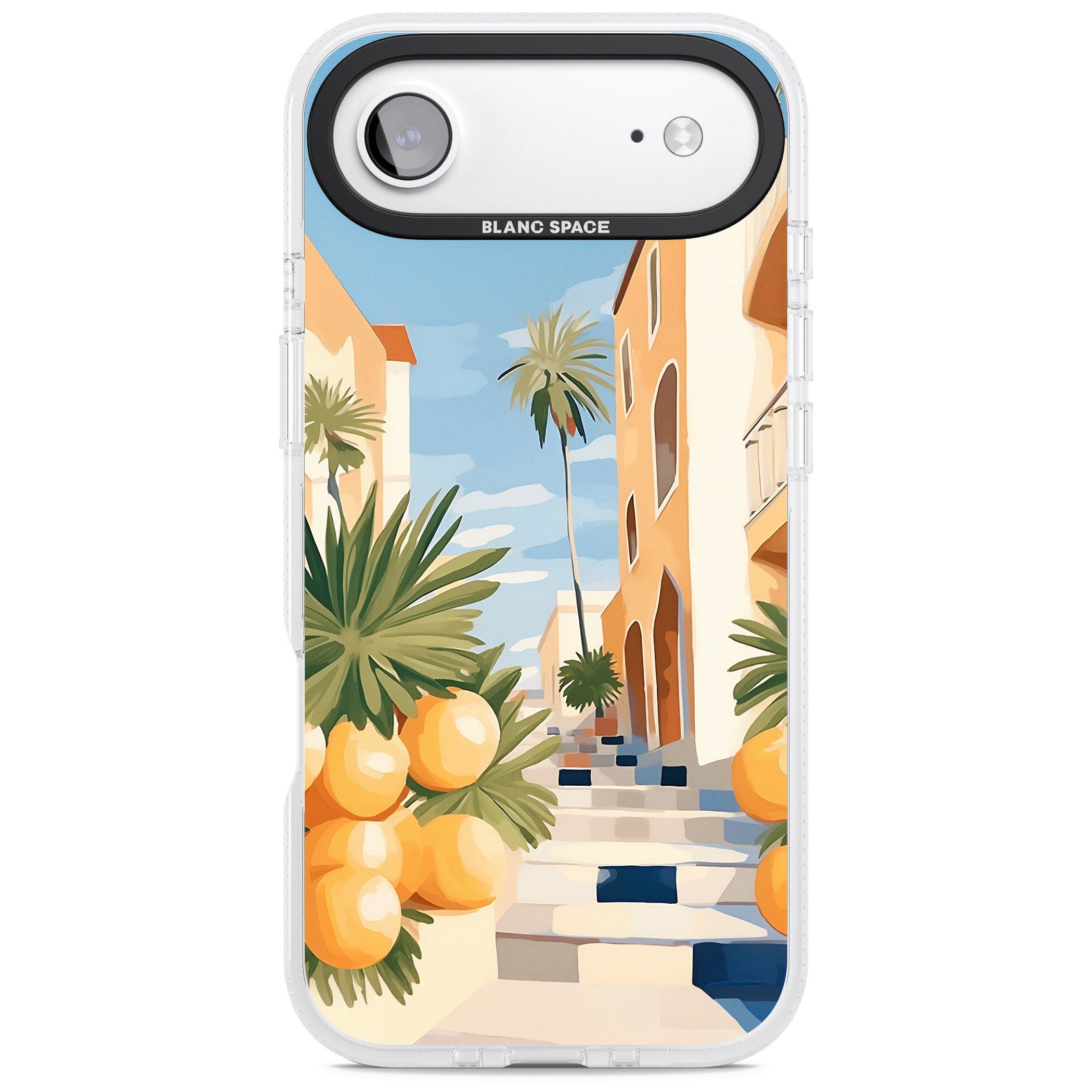 Mediterranean Village iPhone 17 Air Impact Air Clear Phone Case