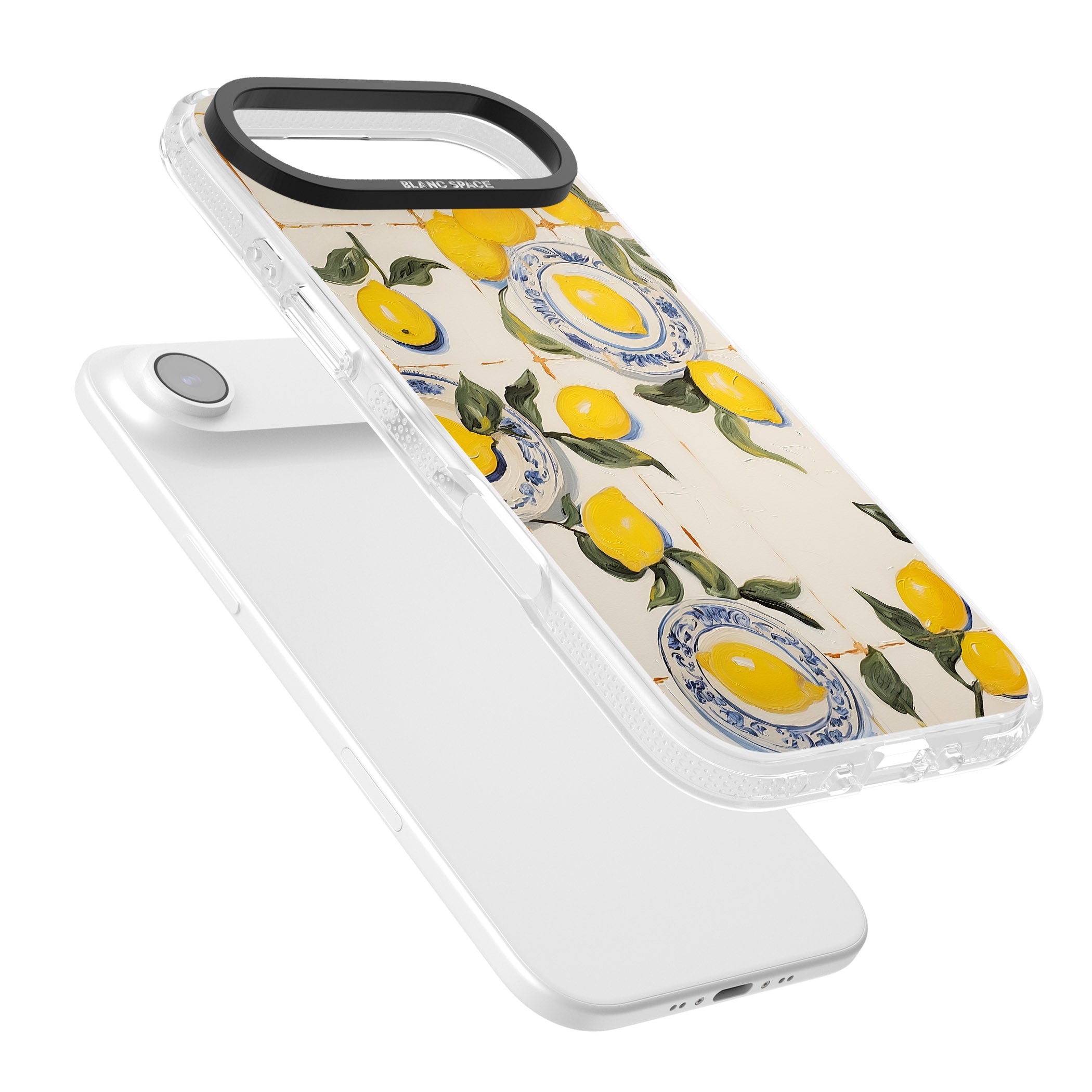 Lemons & Porcelain iPhone 17 Air Impact Air Clear Phone Case Colours