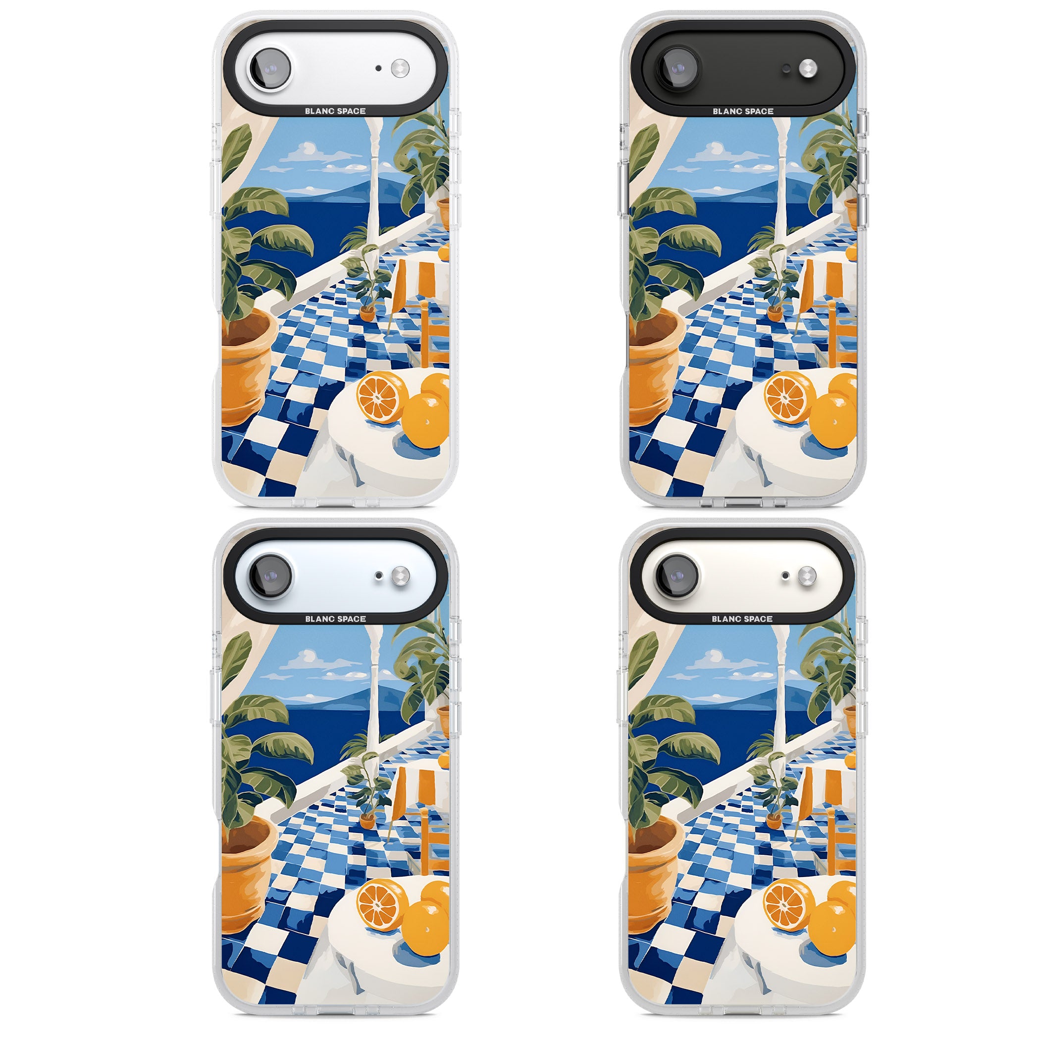 Greek Balcony iPhone 17 Air Impact Air Clear Phone Case APT Impact Protection