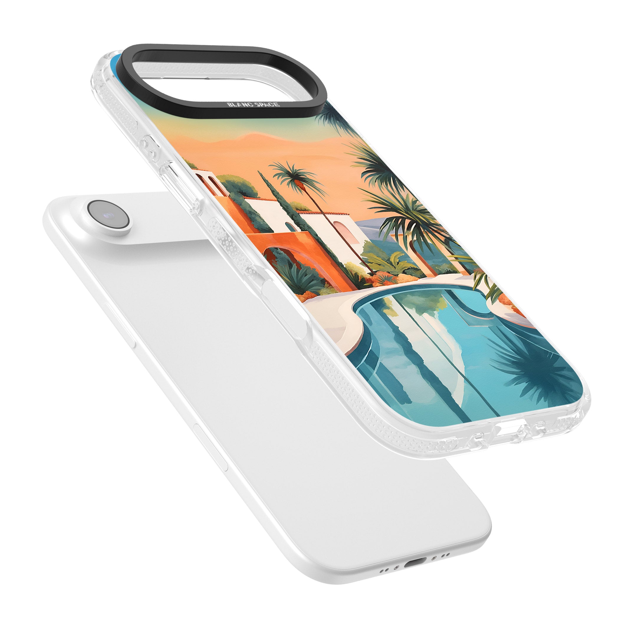 Villa Sunset iPhone 17 Air Impact Air Clear Phone Case Colours
