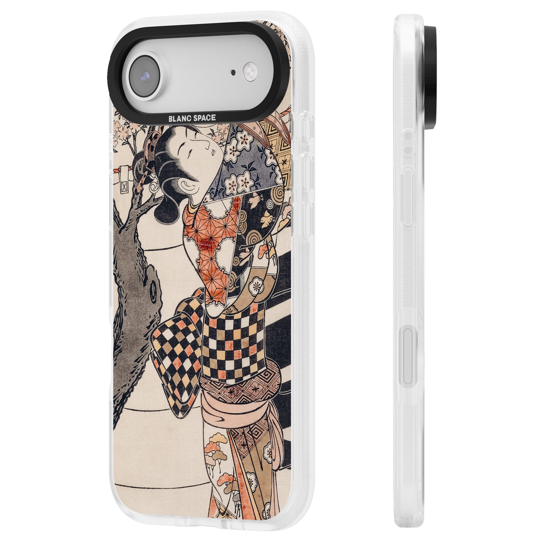 Vintage Japan iPhone 17 Air Impact Air Clear Phone Case Side Profile