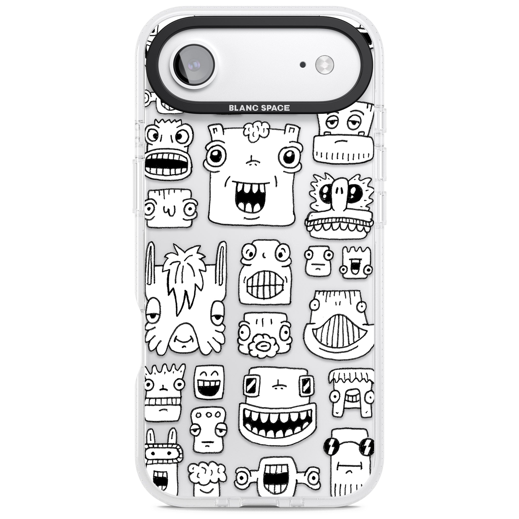 Burst Heads iPhone 17 Air Impact Air Clear Phone Case