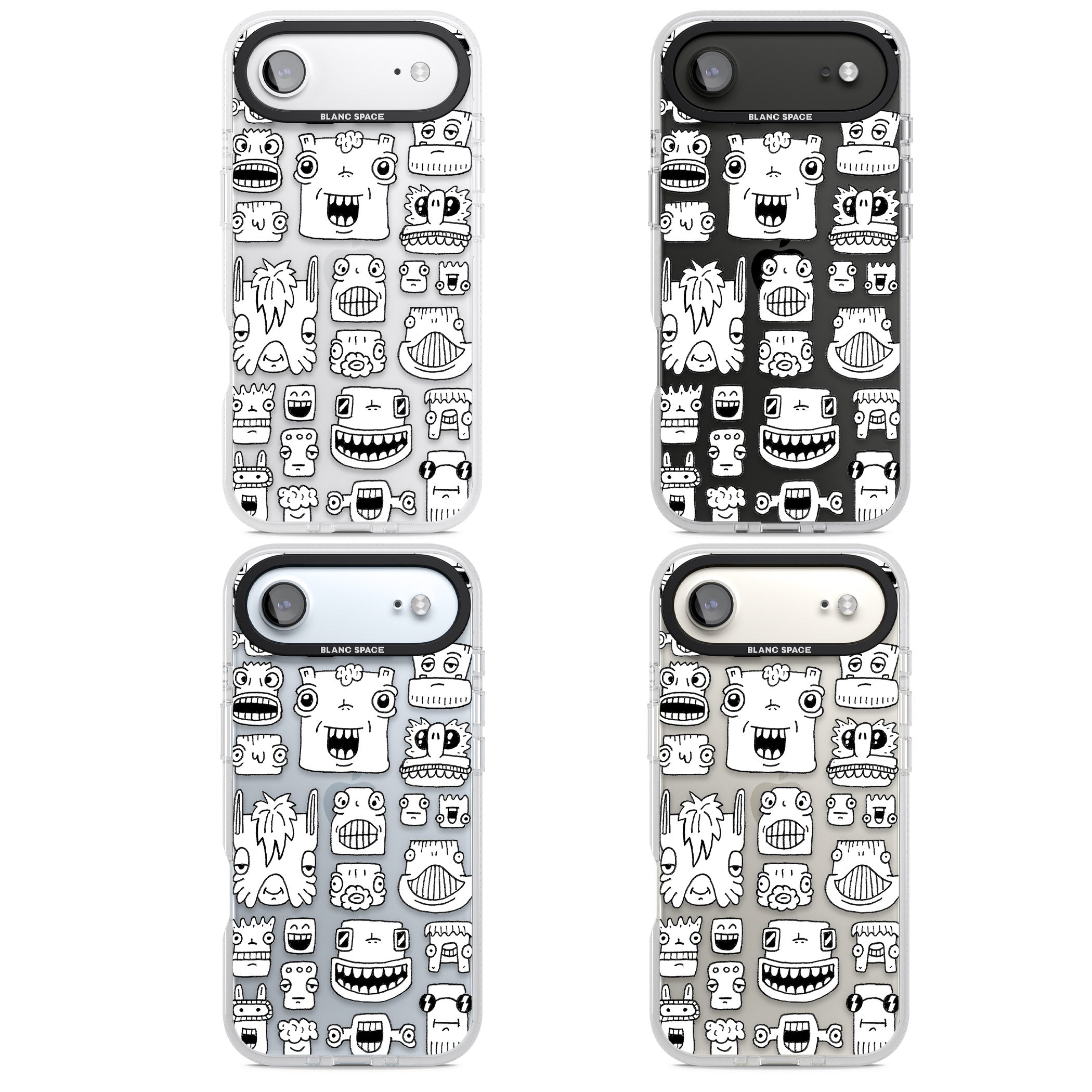 Burst Heads iPhone 17 Air Impact Air Clear Phone Case APT Impact Protection