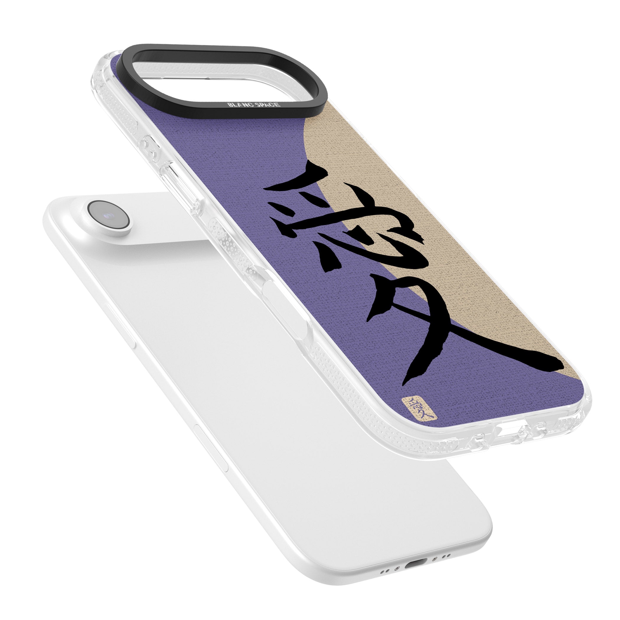 Vintage Japanese Kanji Love iPhone 17 Air Impact Air Clear Phone Case Colours