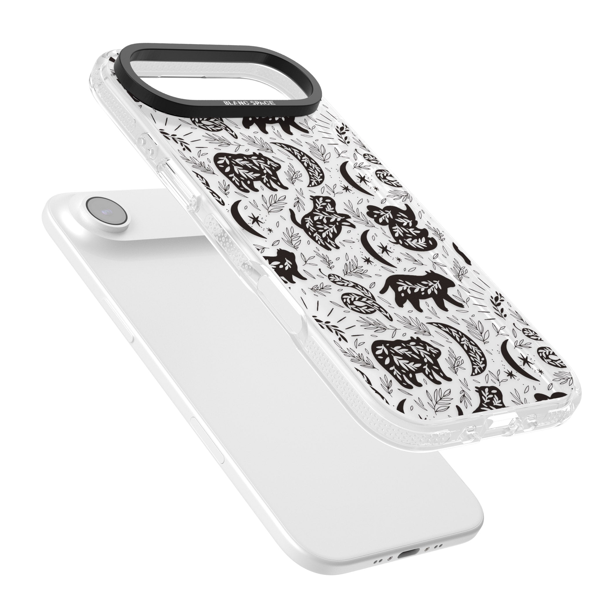 Midnight Forest Animals iPhone 17 Air Impact Air Clear Phone Case Colours